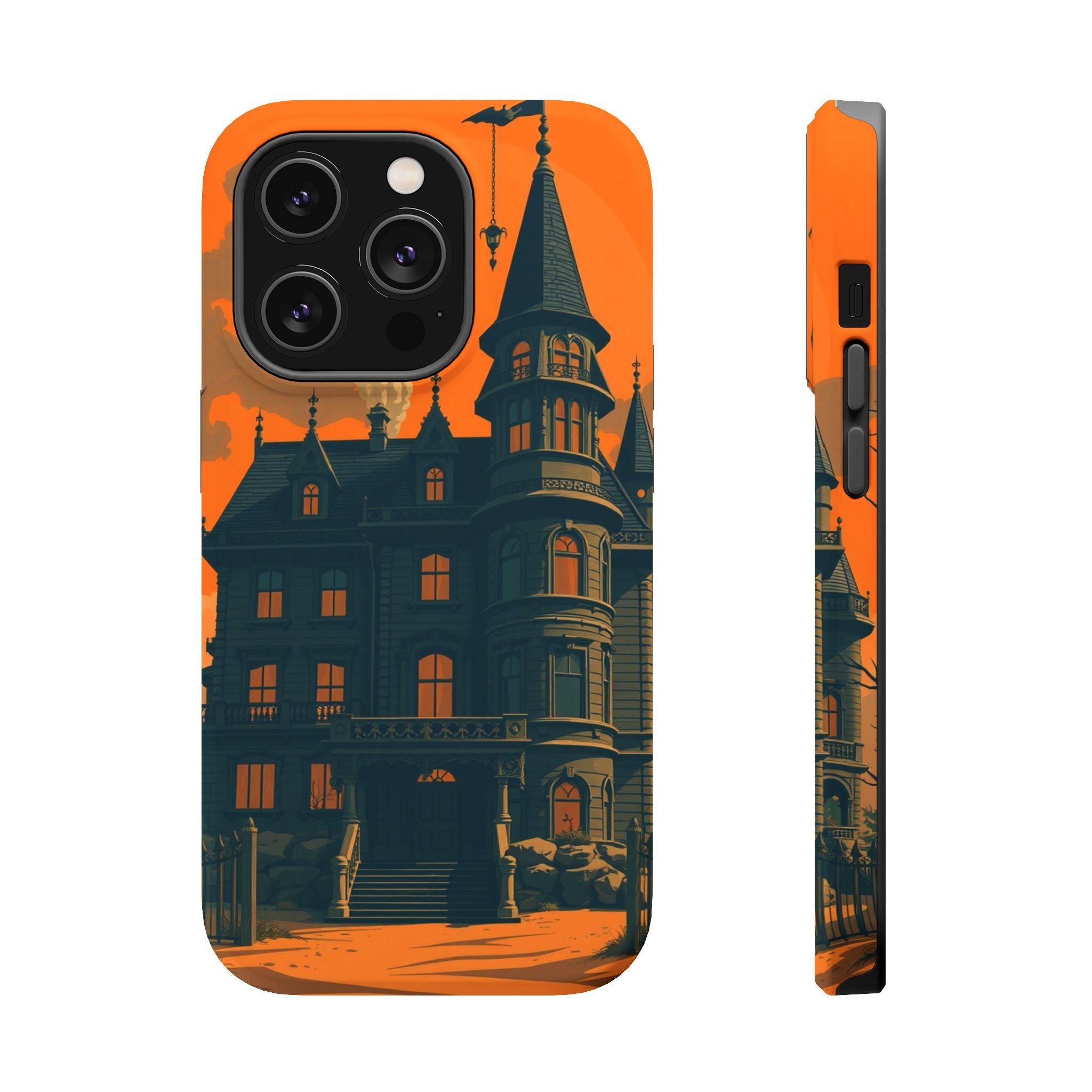 iPhone Vibrant Haunted Mansion Design Slim Everyday Designer Case · iPhone Case
