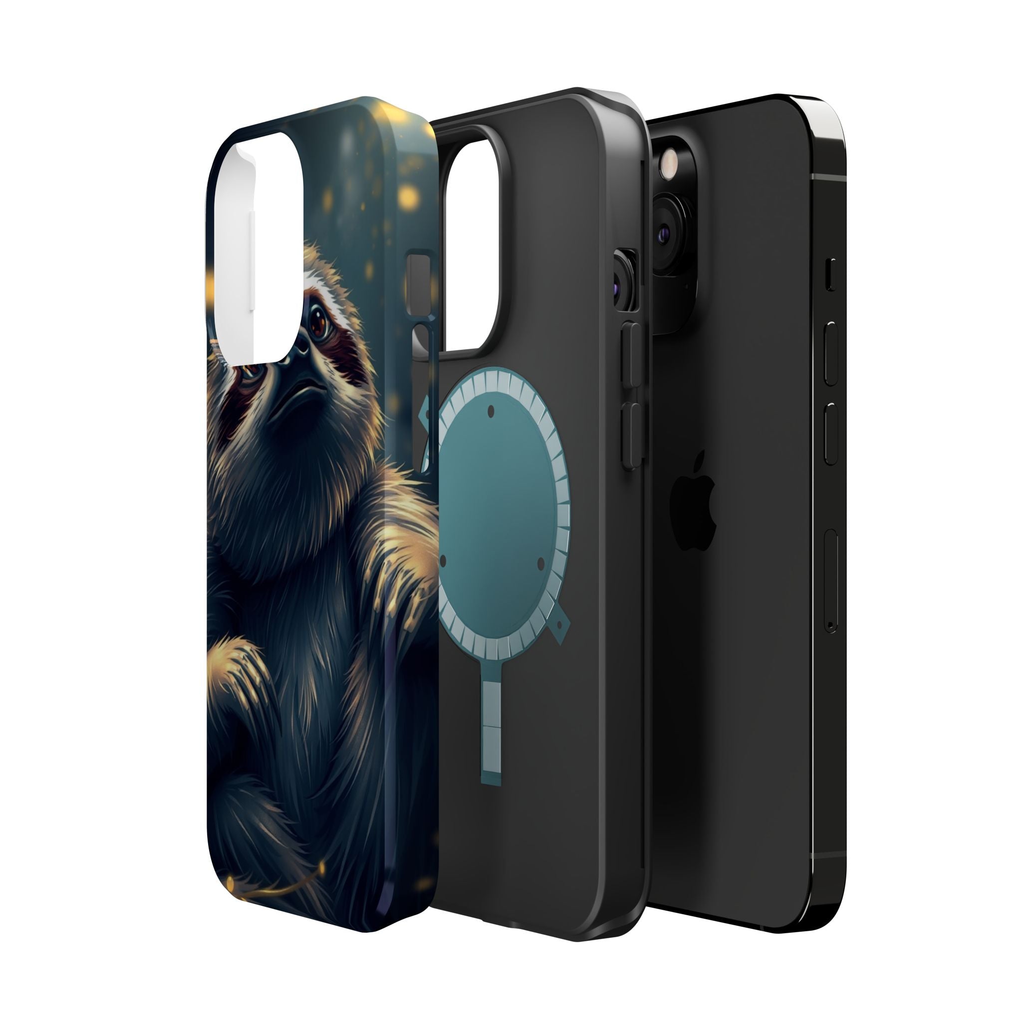 iPhone Vibrant Cozy Sloth Mode Design Slim Everyday Designer Case · iPhone Case