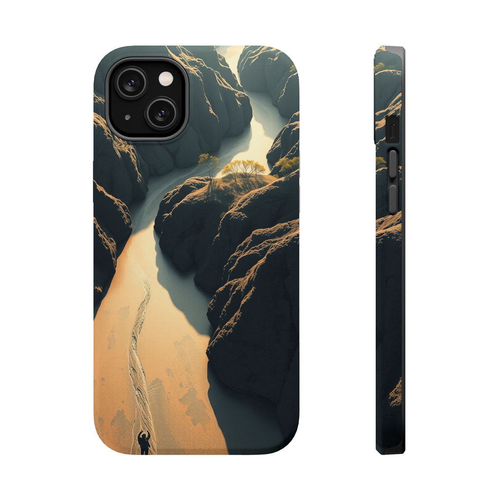 iPhone River Delta Aerial Bold Art Bold Modern Everyday Snap Case · iPhone Case