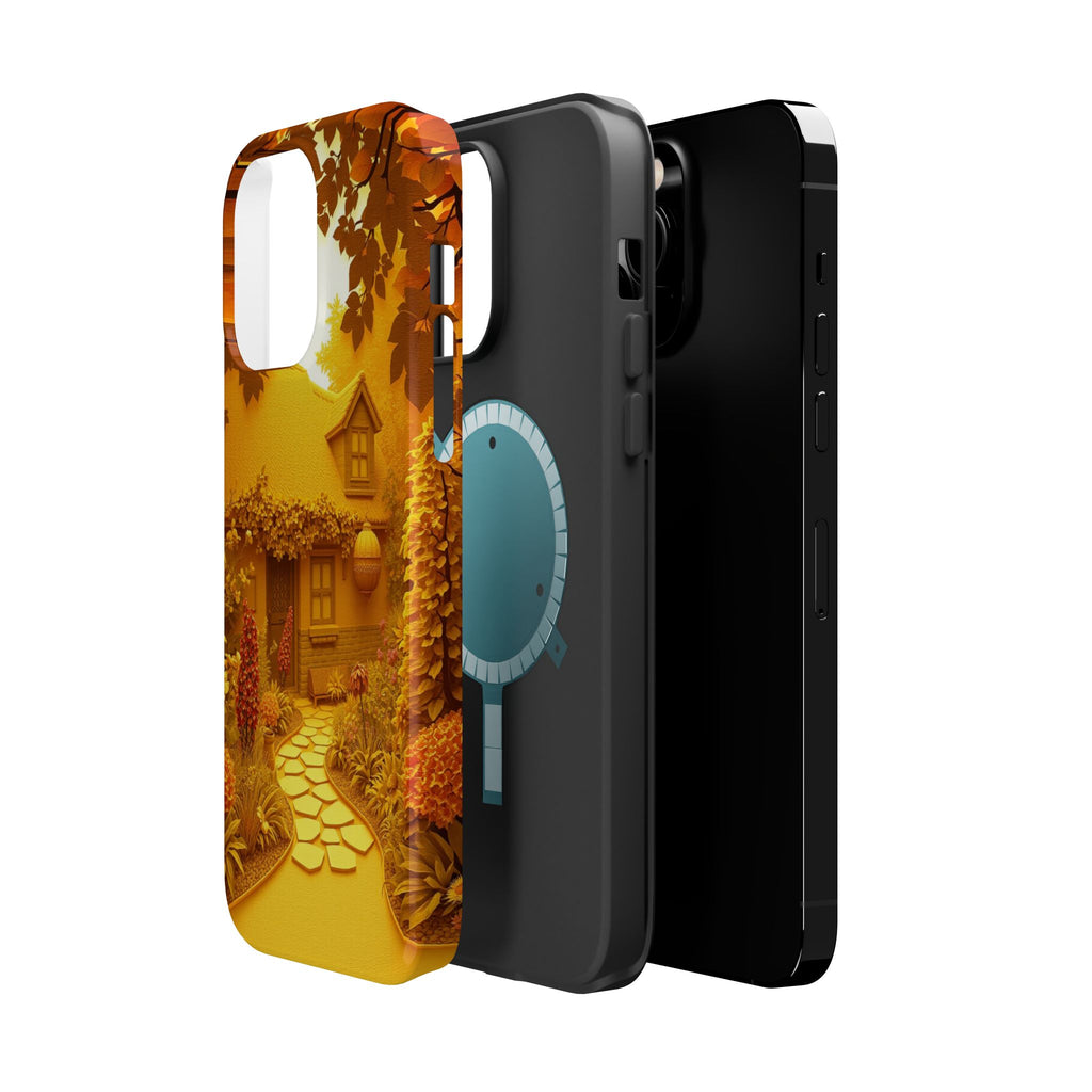 iPhone Vibrant Cottage Garden Design Slim Everyday Designer Case · iPhone Case