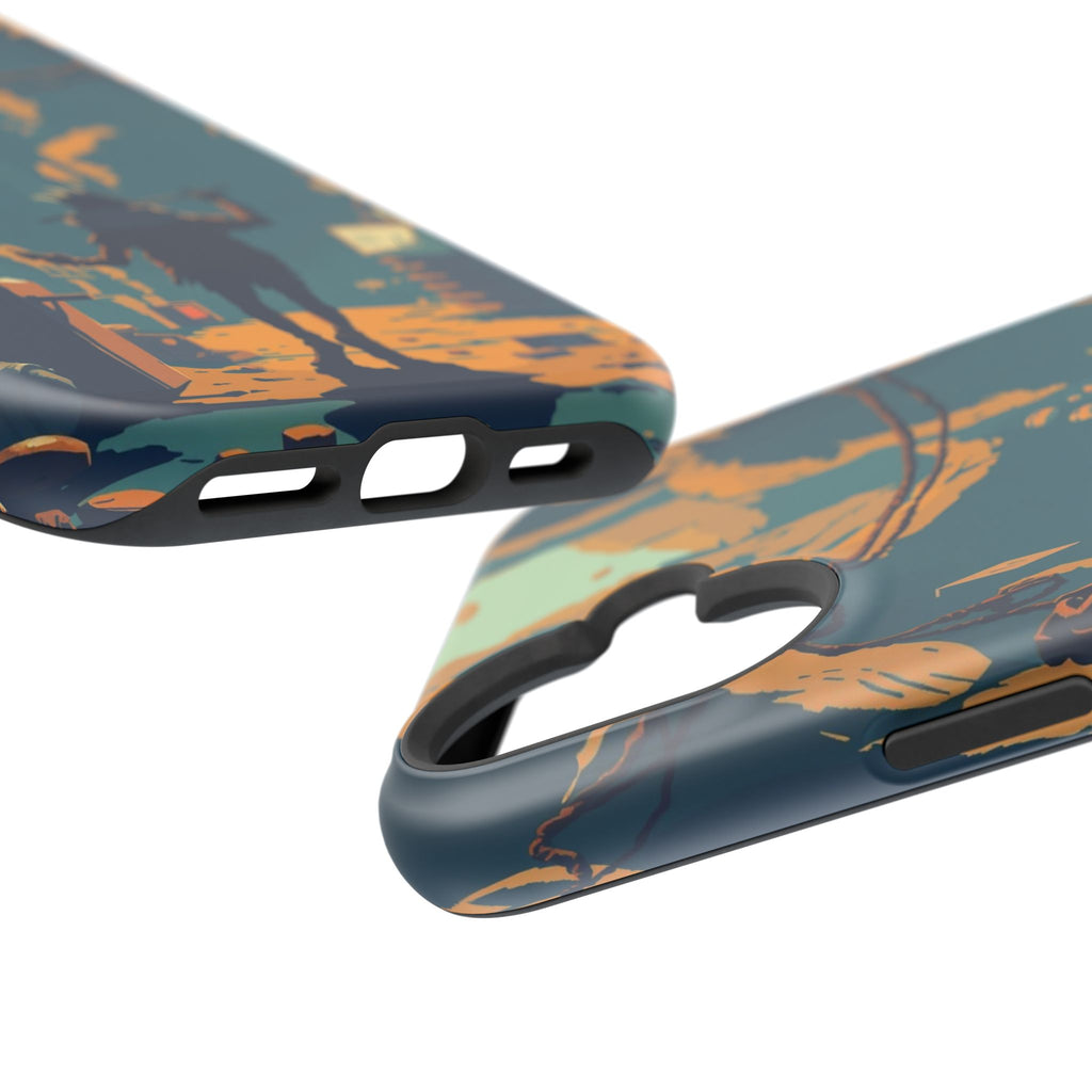 iPhone Mustard And Rust Unhinged in a Cute Way Soft Finish Everyday Case · iPhon