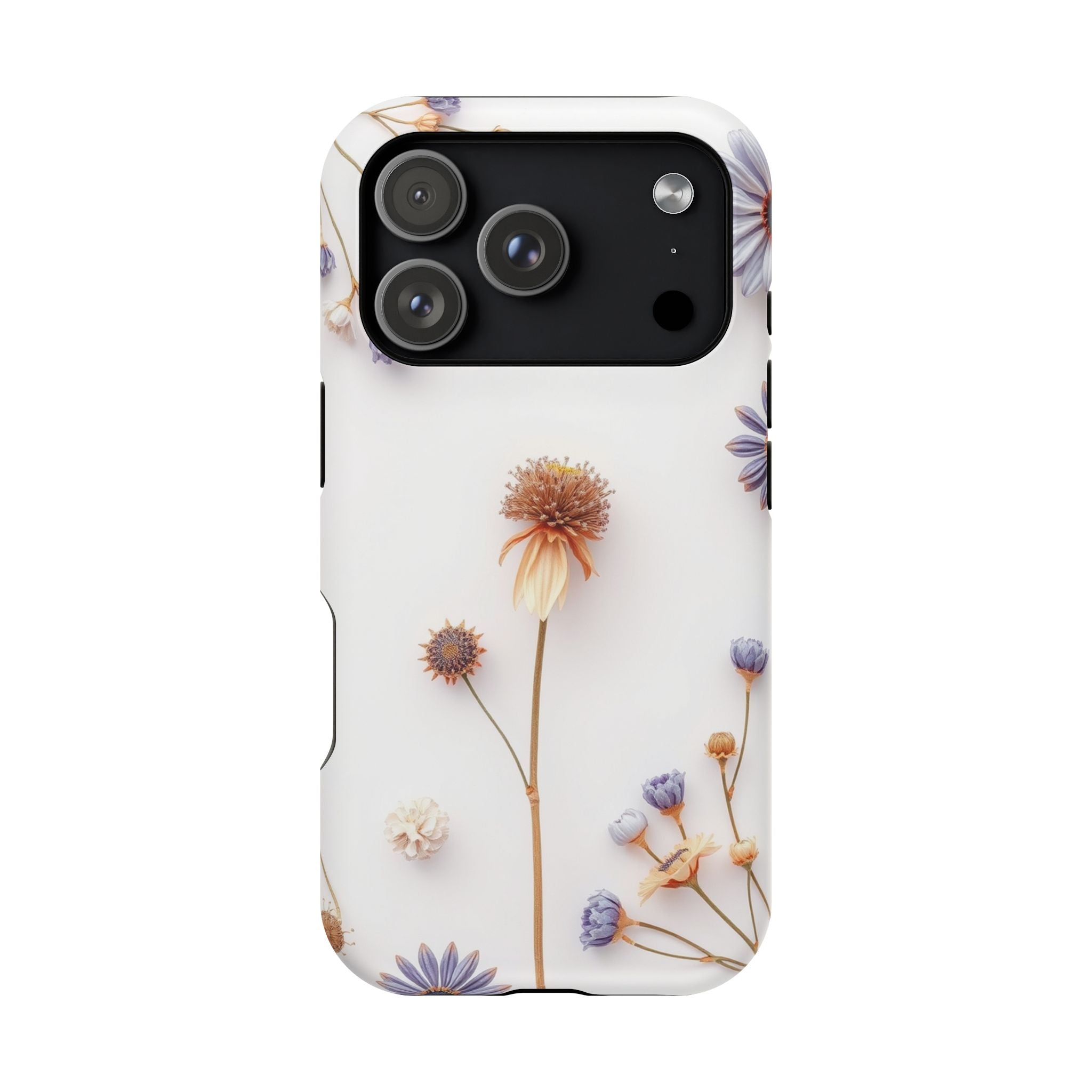 iPhone Dried Flower Flat Lay Bold Art Slim Everyday Designer Case · iPhone Case