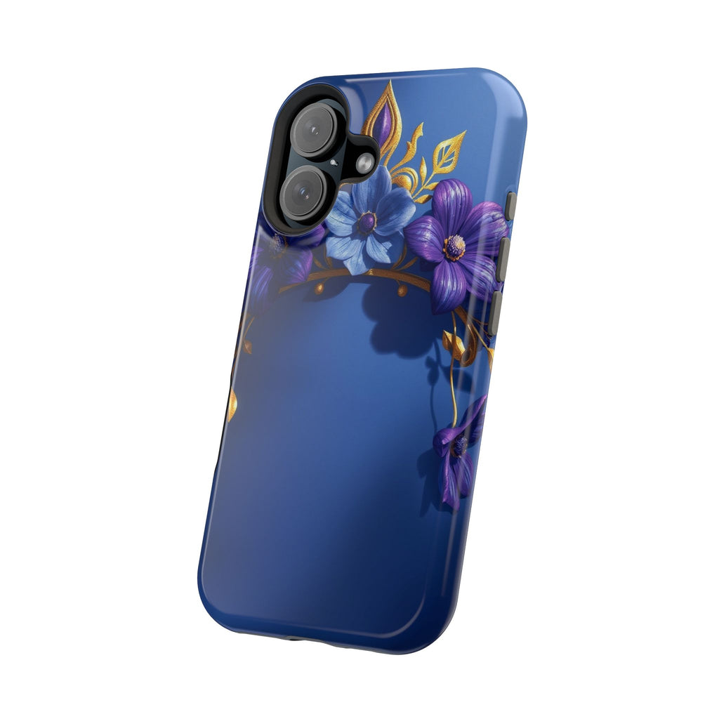iPhone Vibrant Floral Crown Design 14 Slim Everyday Designer Case · iPhone Case