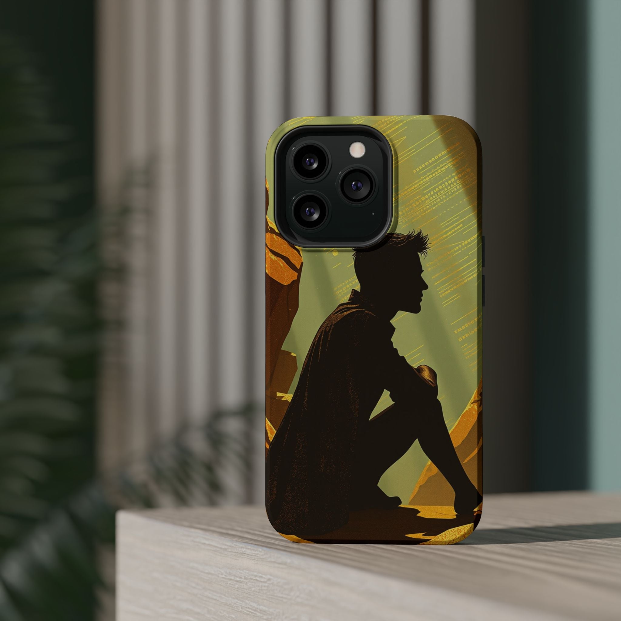 iPhone Mustard And Rust Overthinking Again Slim Everyday Designer Case · iPhone
