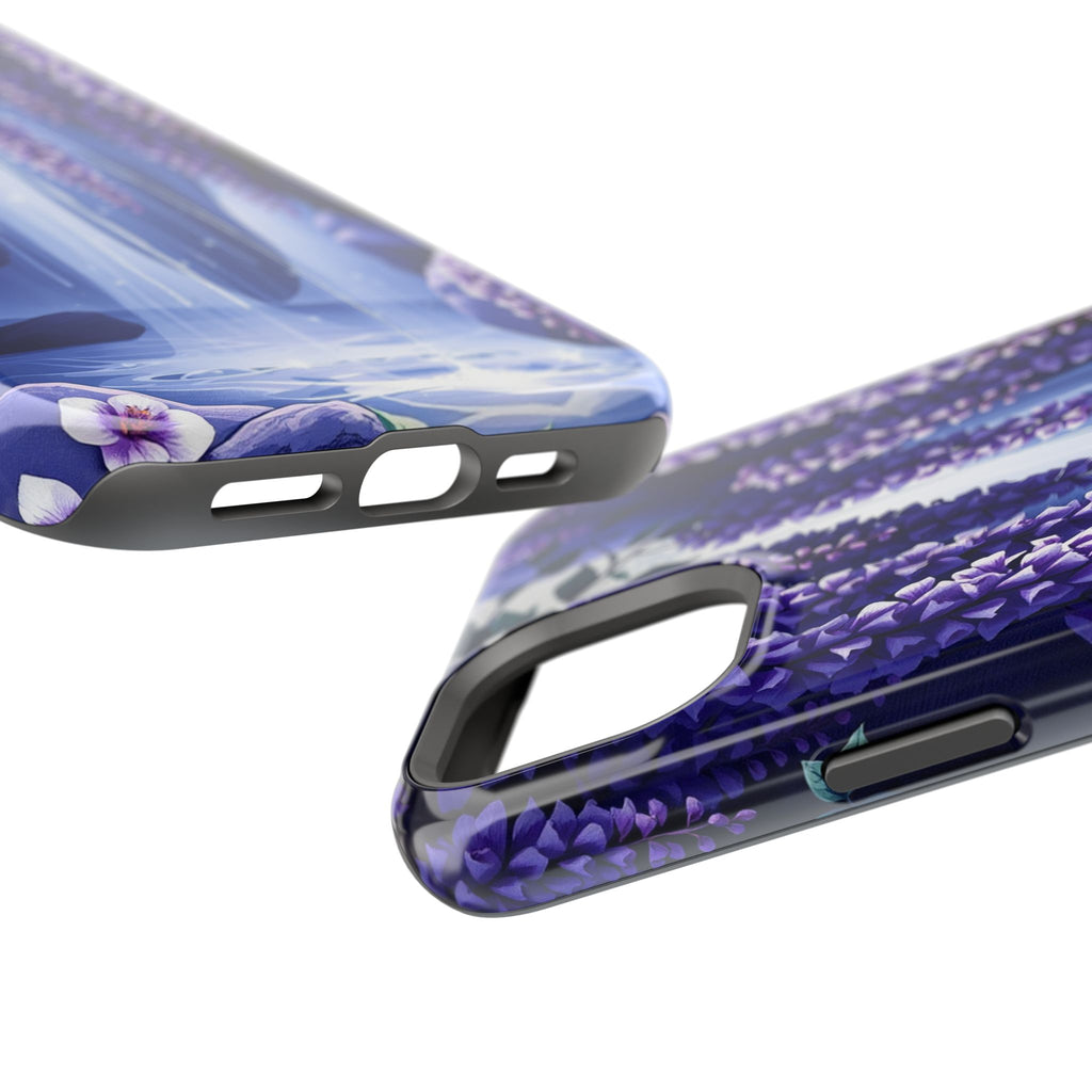 iPhone Wisteria Cascade Serene Design Slim Snap Case Ga · iPhone Case