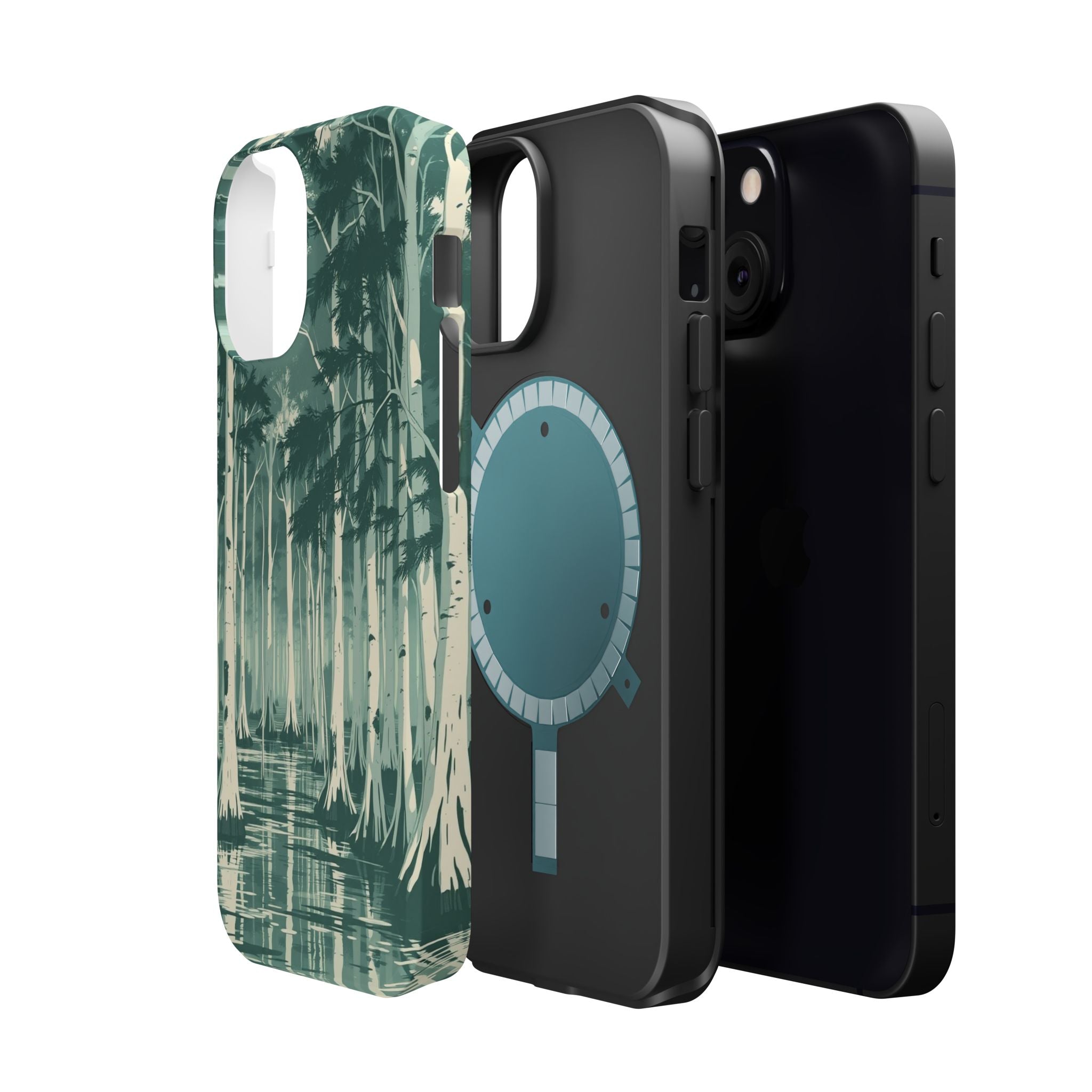 iPhone Earthy Cypress Swamp Design 19 Slim Everyday Designer Case · iPhone Case