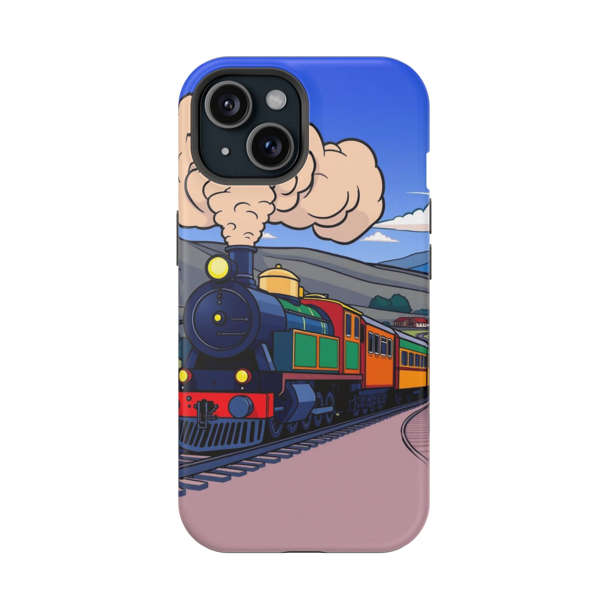 iPhone Steam Locomotive Puff Kids Fun iPhone Phone Case Gift Slim · iPhone Case