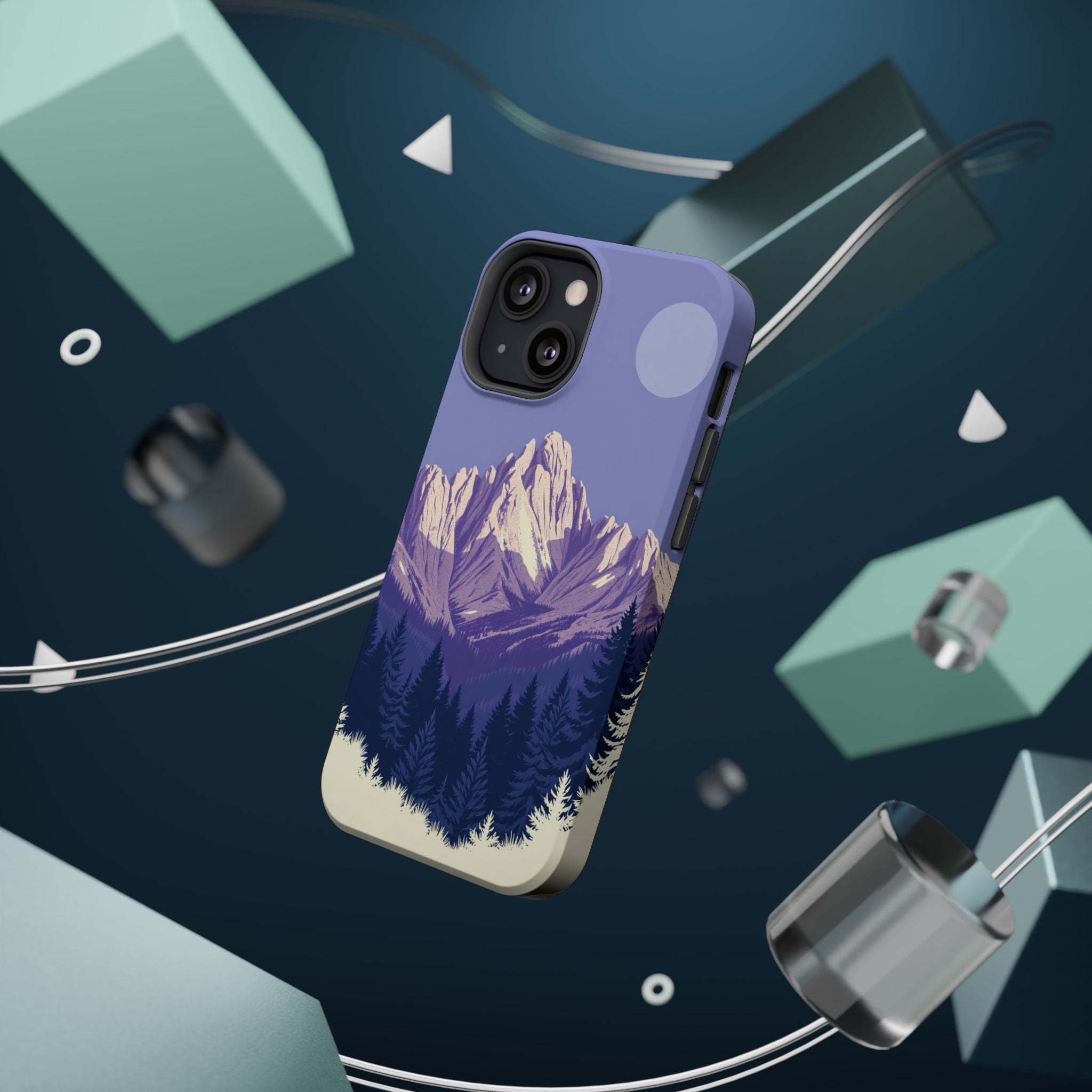 iPhone Pine Ridge Serene Design Slim Everyday Designer Case · iPhone Case