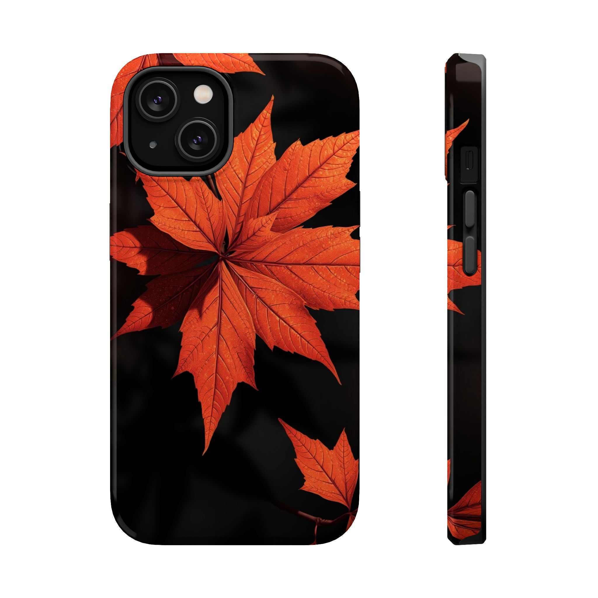 iPhone Charcoal And Copper Autumn Maple Slim Everyday iPhone Designer · iPhone C