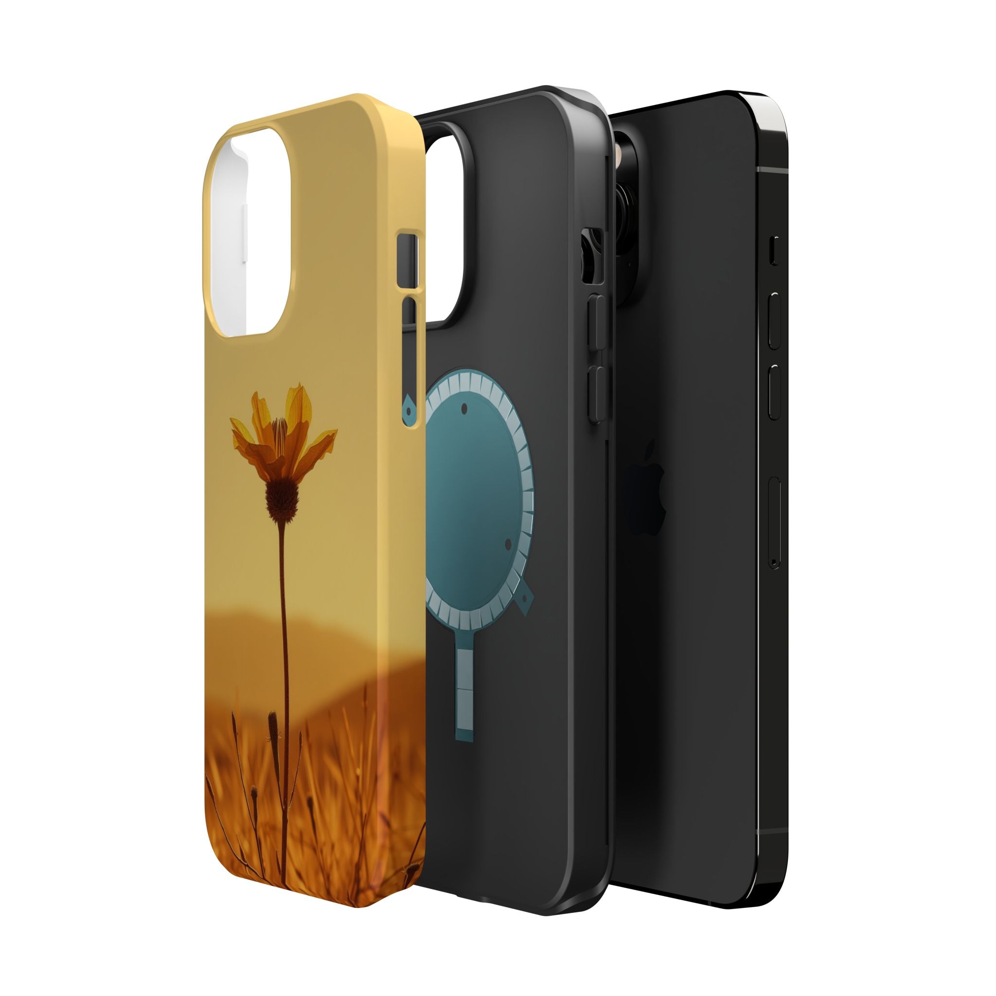 iPhone Desert Flower Cinematic Art Bold Modern Everyday Snap Case · iPhone Case