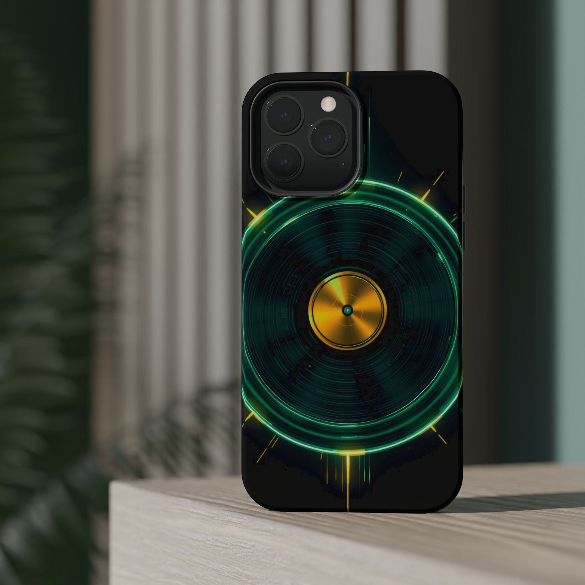 iPhone Dreamy Record Vinyl Spin Design Slim Everyday Designer Case · iPhone Case