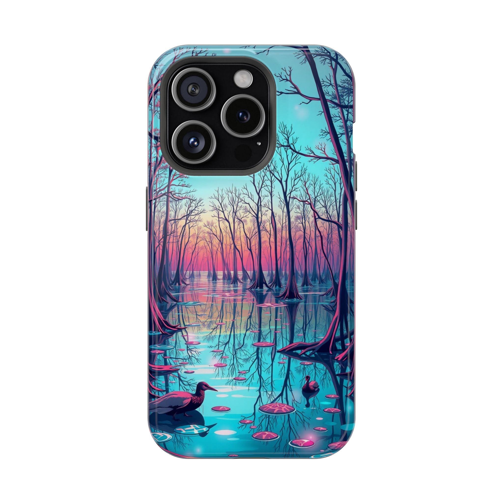 iPhone Cypress Swamp Holographic Iridescent Slim iPhone Everyday · iPhone Case