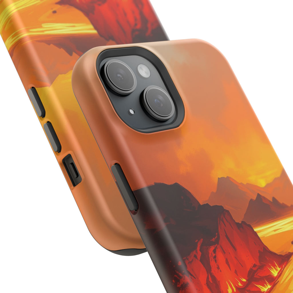 iPhone Burnt Orange And Sand Wildfire Glow Slim iPhone Everyday · iPhone Case