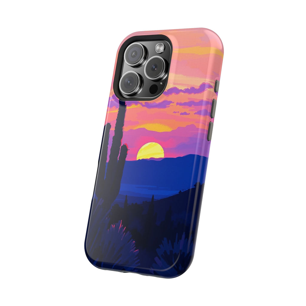 iPhone Mesa Sunset Oil Painting Impressionist Slim iPhone Everyday · iPhone Case