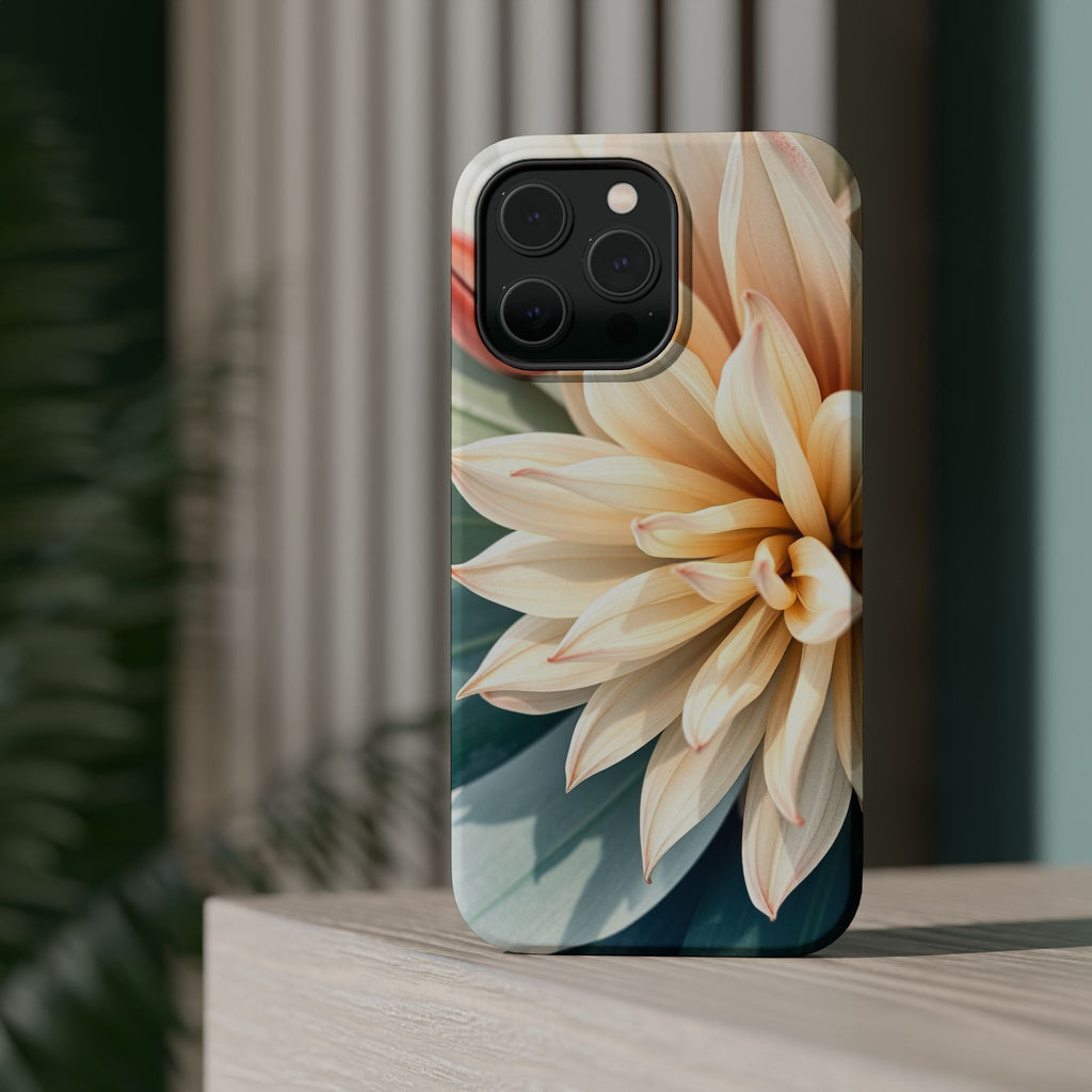 iPhone Neon Floral Radiant Design Clean Minimal Snap Case · iPhone Case