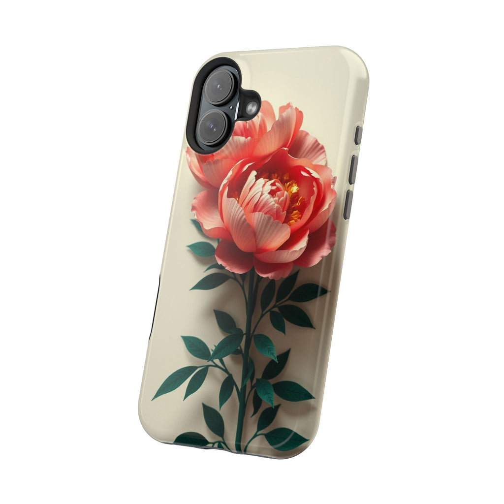 iPhone Emerald Green And Gold Peony Bouquet Slim iPhone Everyday · iPhone Case