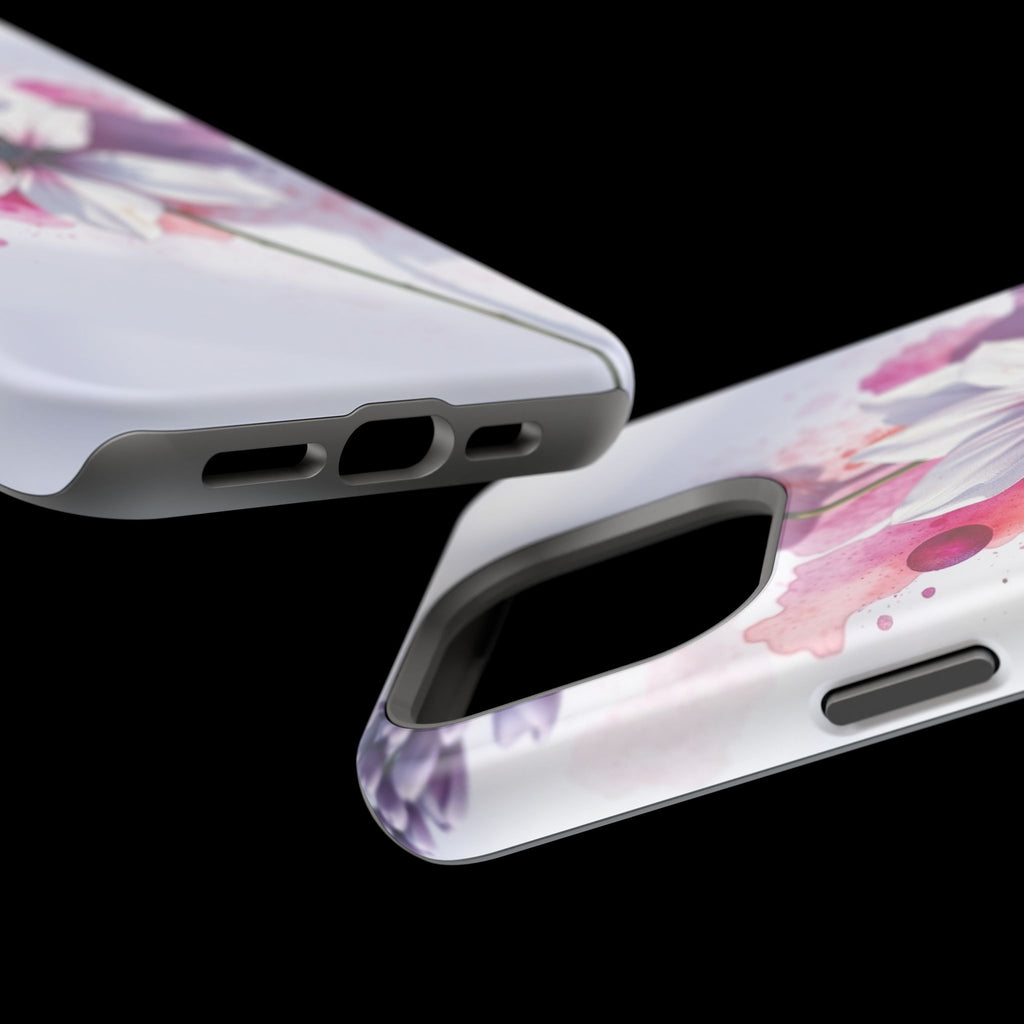 iPhone Floral Watercolor Splash Bold Art Slim Everyday iPhone 15 · iPhone Case