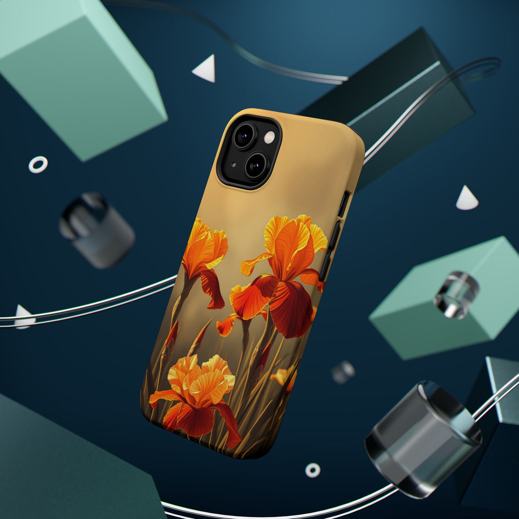 iPhone Iris Garden Gold Foil Luxury Slim Everyday Designer Case · iPhone Case