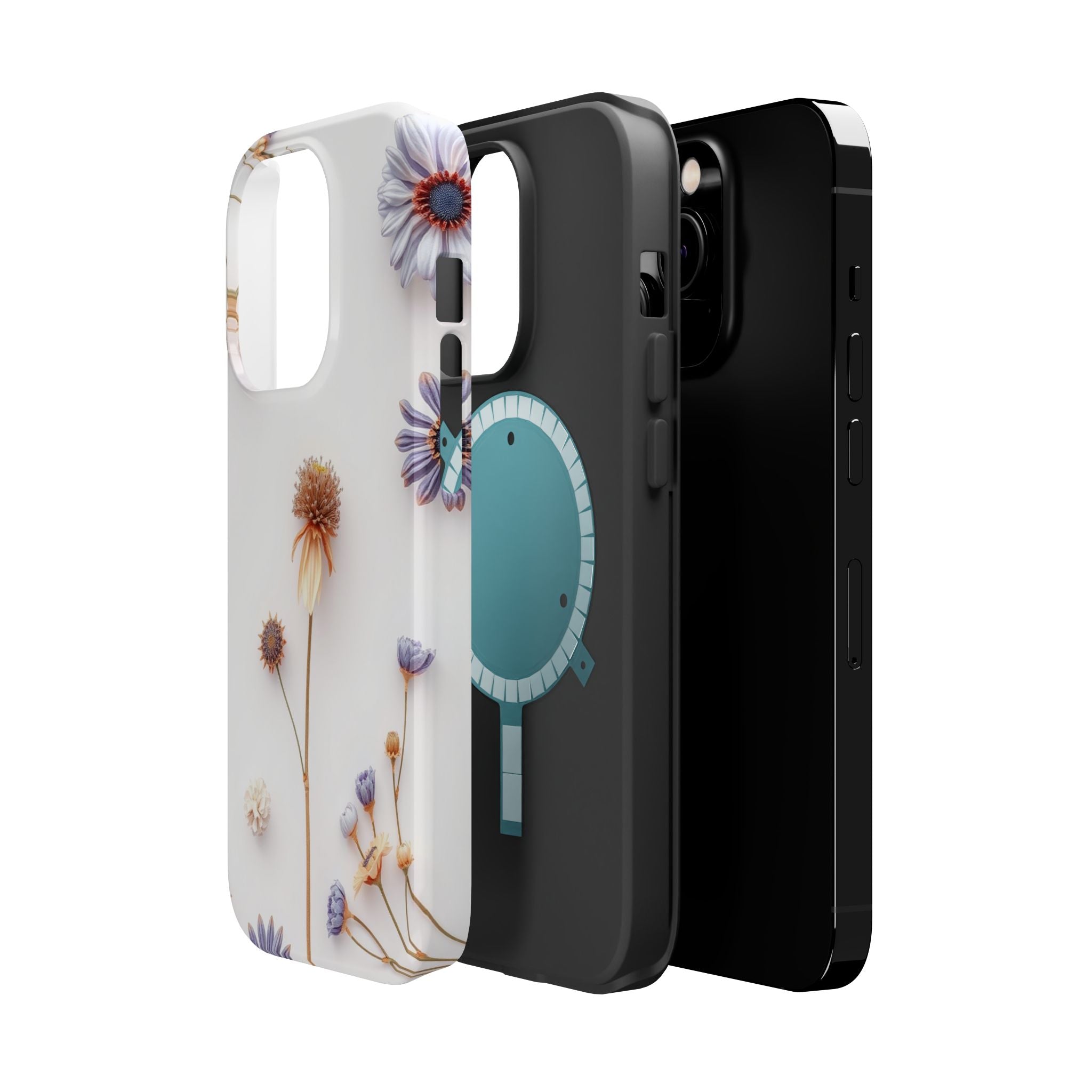 iPhone Dried Flower Flat Lay Bold Art Slim Everyday Designer Case · iPhone Case