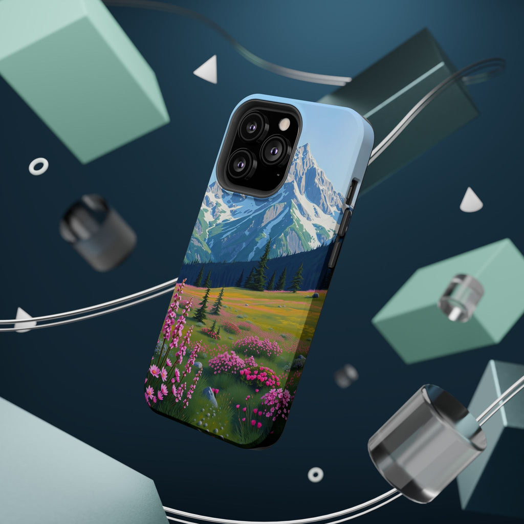 iPhone Earthy Alpine Meadow Design Bold Modern Everyday Snap Case · iPhone Case