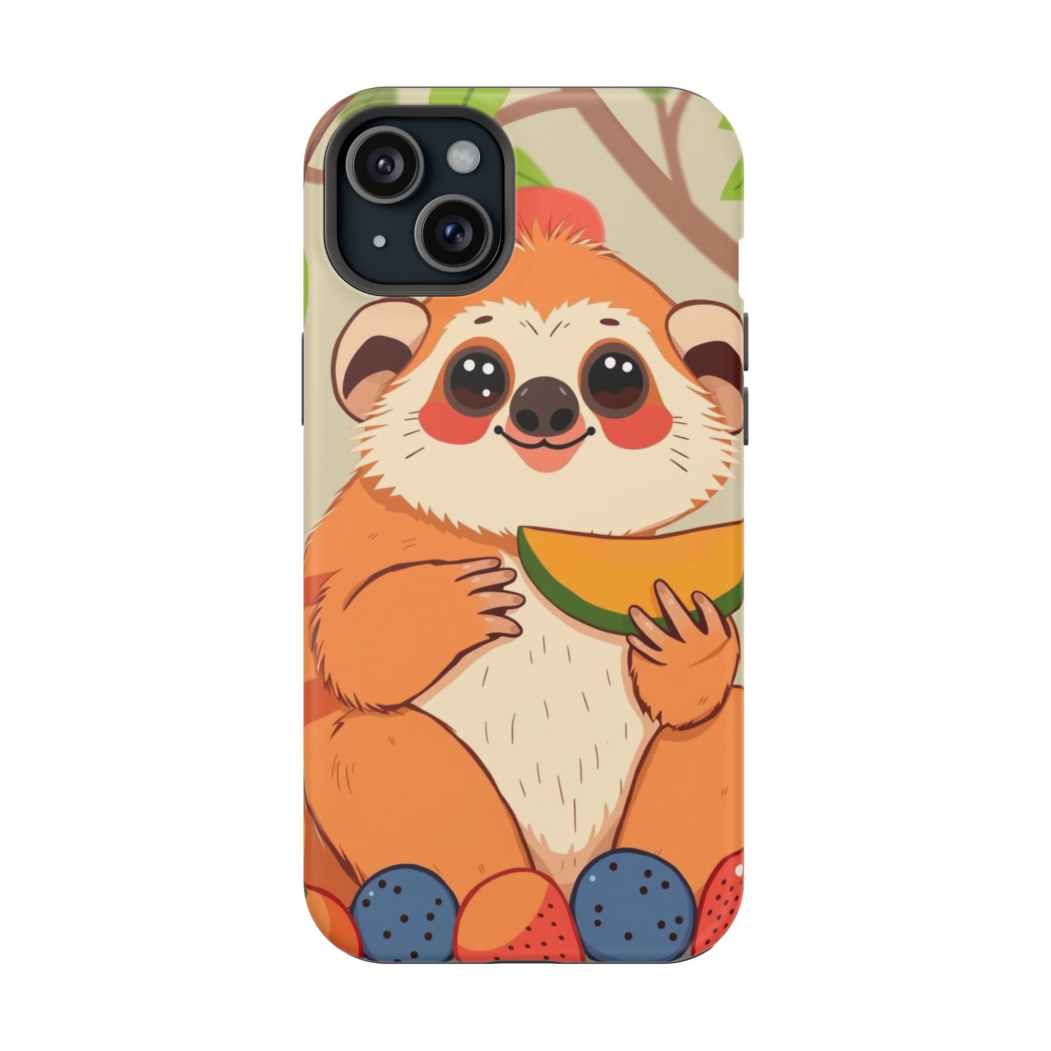 iPhone Slow Loris with Fruit Kids Fun iPhone Phone Case Gift Slim · iPhone Case