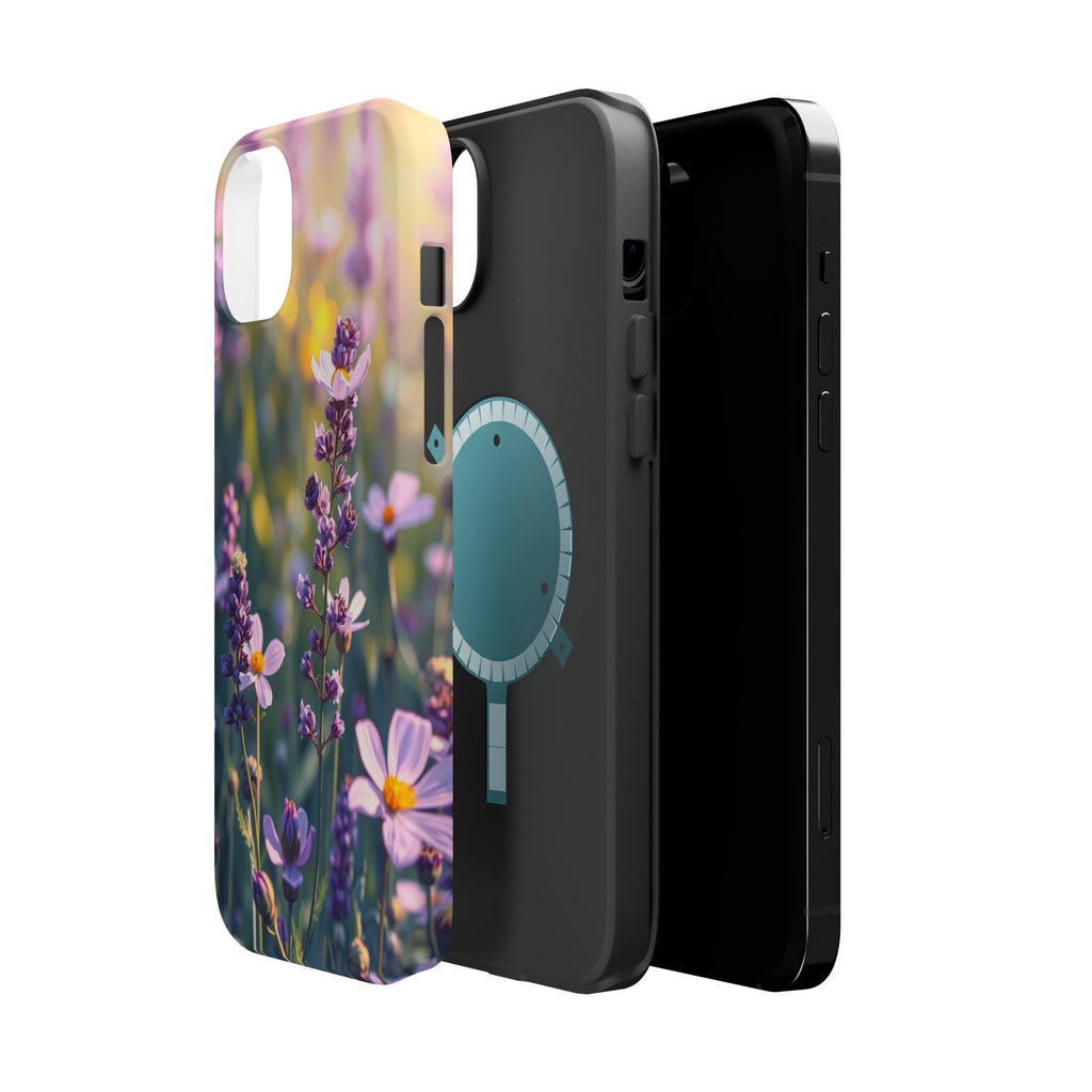 iPhone Lavender And Pearl Wildflower Field Slim iPhone Everyday · iPhone Case