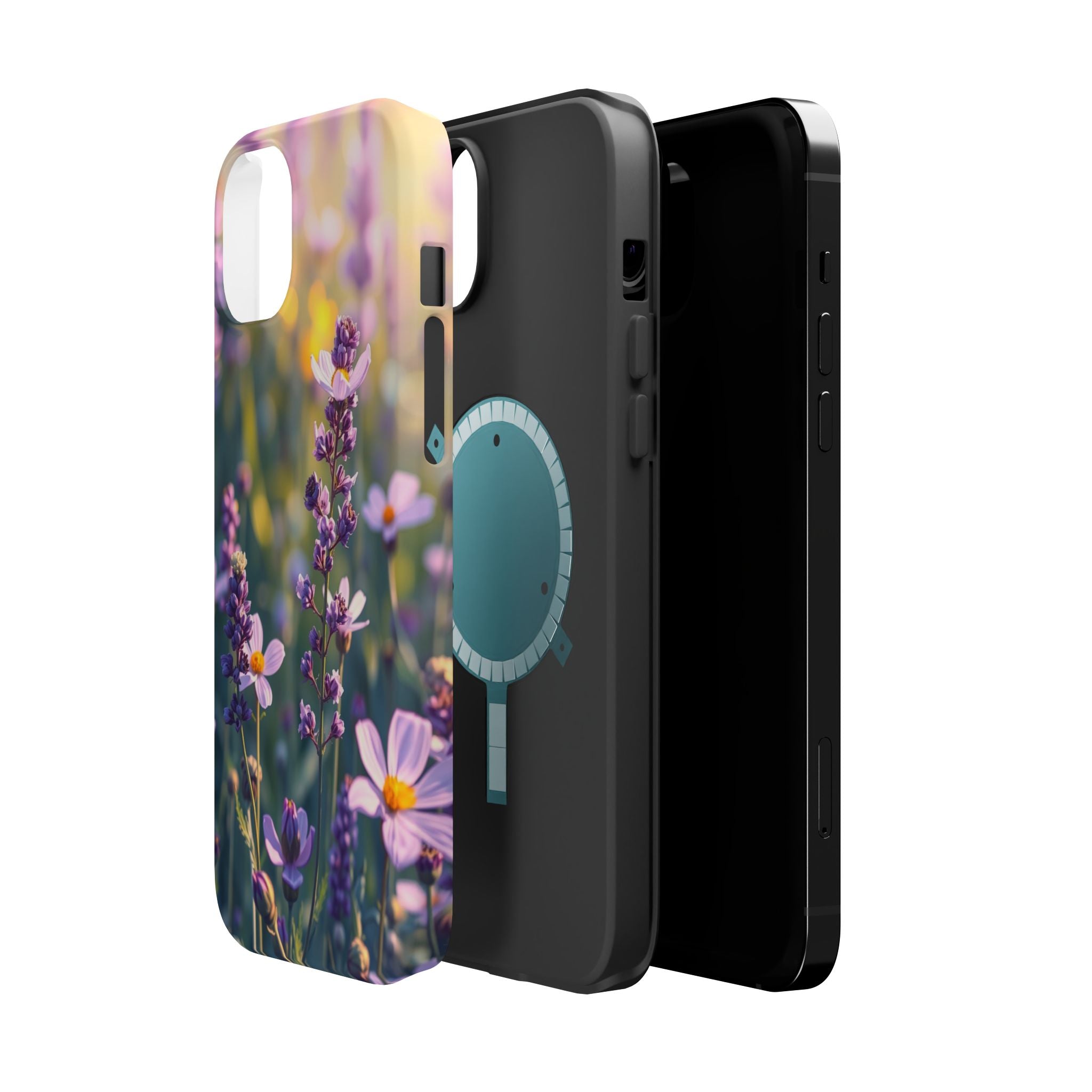 iPhone Lavender And Pearl Wildflower Field Slim iPhone Everyday · iPhone Case