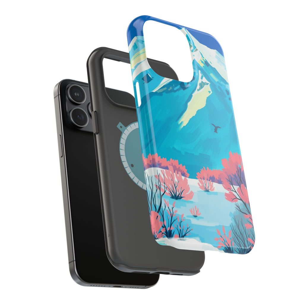 iPhone Snow Field Electric Art Slim Everyday Designer Case · iPhone Case