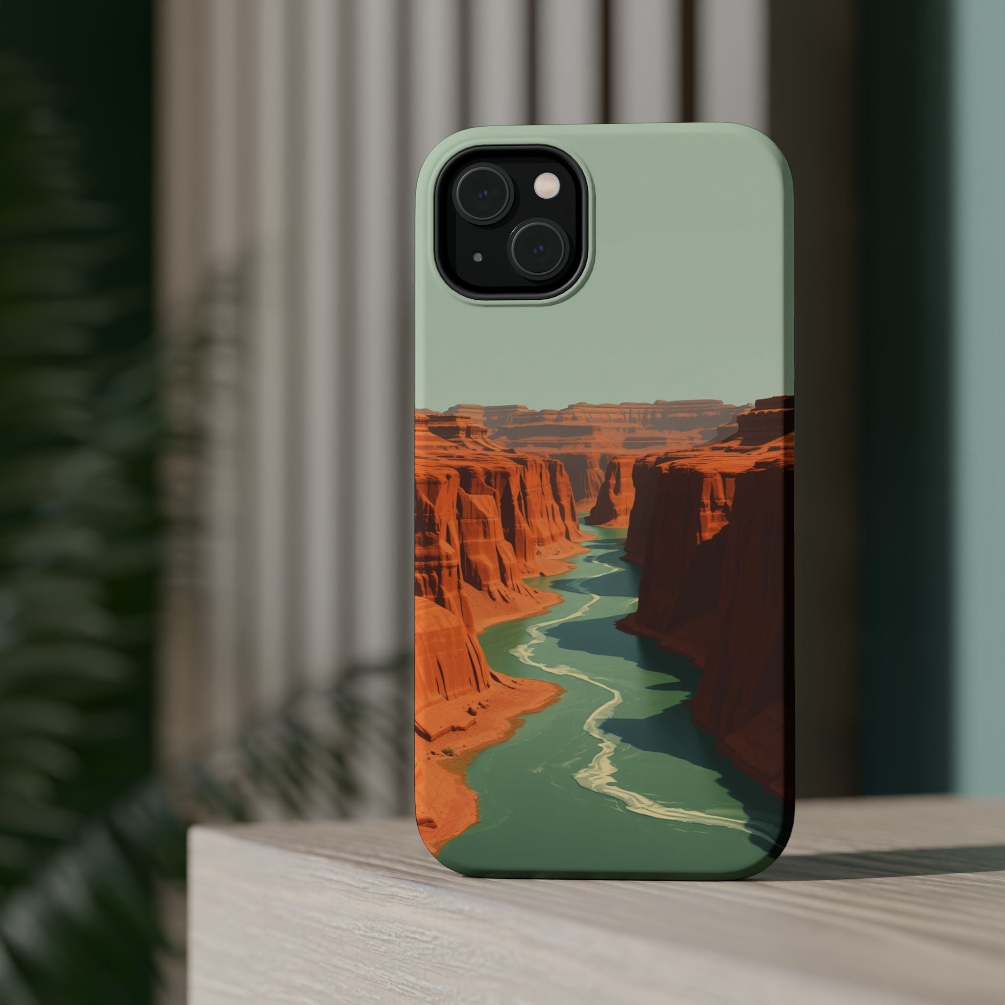 iPhone Burnt Orange And Sand River Canyon Slim iPhone Everyday Designer · iPhone