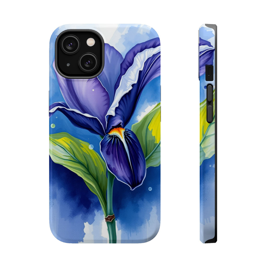 iPhone Indigo And Violet Petal Storm Slim Everyday Designer Case · iPhone Case