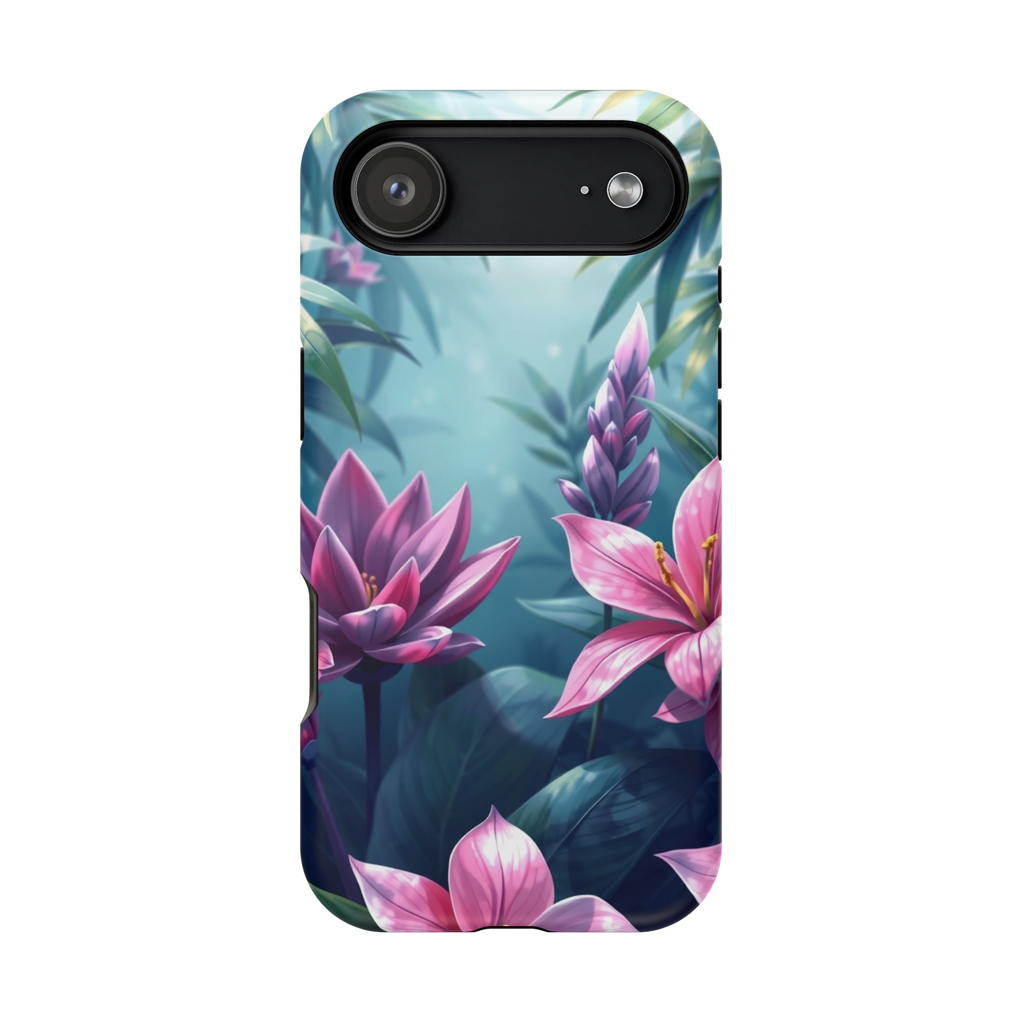 iPhone Indigo And Violet Jungle Floral Slim Everyday Designer Case · iPhone Case
