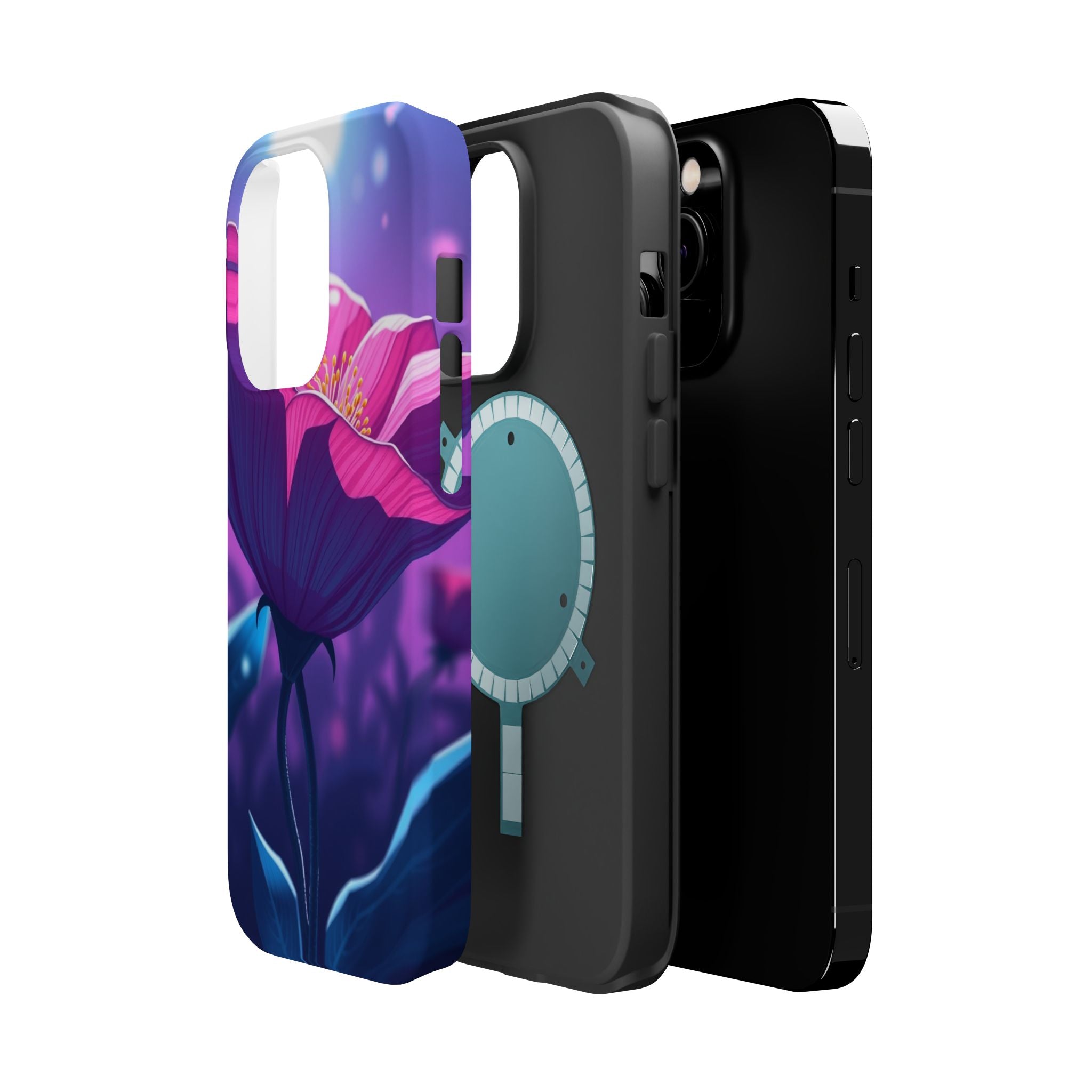 iPhone Night Bloomer Pastel Kawaii Bold Modern Everyday Snap Case · iPhone Case