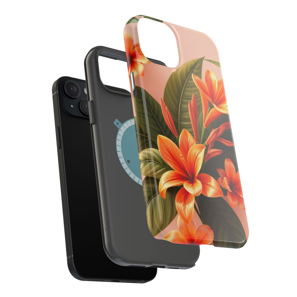 iPhone Tropical Bloom 3D Digital Bold Modern Everyday Snap Case · iPhone Case