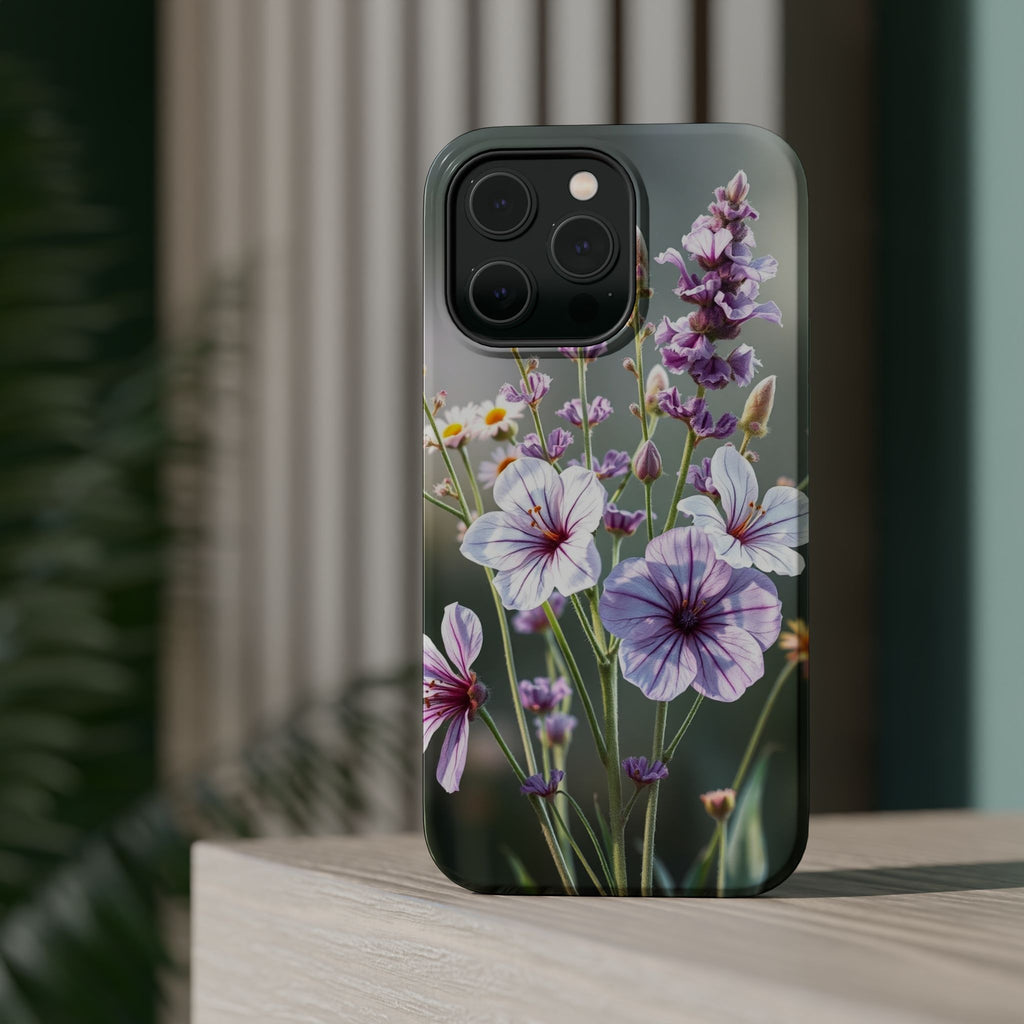 iPhone Wildflower Bunch Enchanted Art Slim Everyday Designer Case · iPhone Case