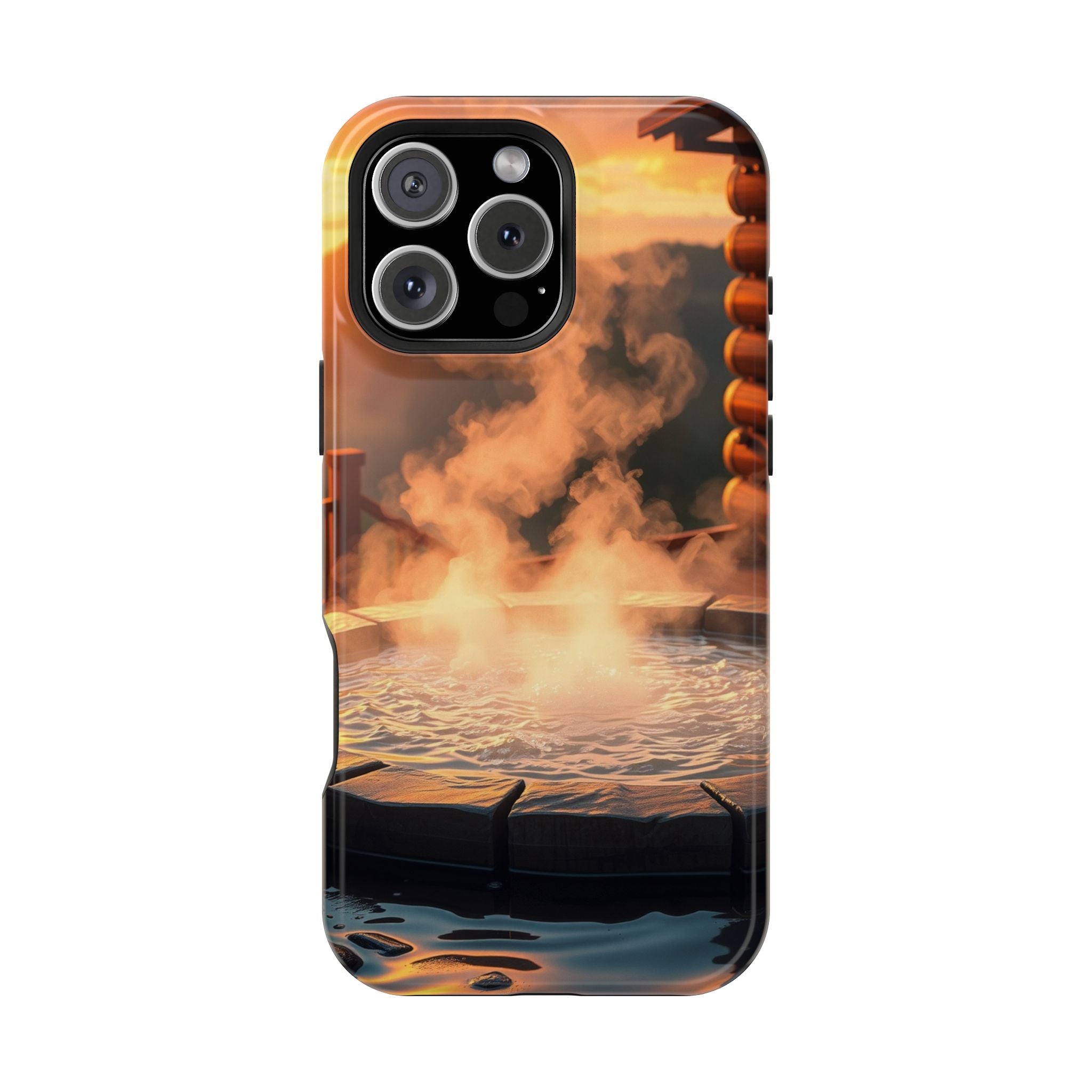iPhone Hot Spring Steam Enchanted Art Slim Everyday Designer Case · iPhone Case