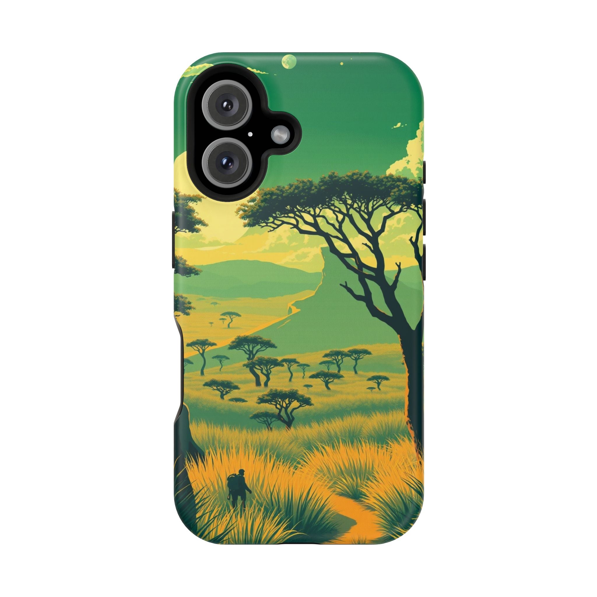 iPhone Savanna Horizon Pixel Art -Bit Slim Everyday Designer Case · iPhone Case