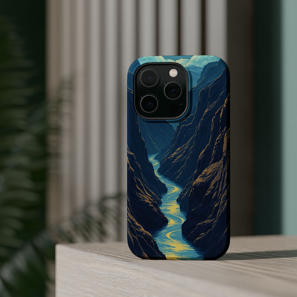 iPhone River Canyon Gold Foil Luxury Slim Everyday Designer Case · iPhone Case