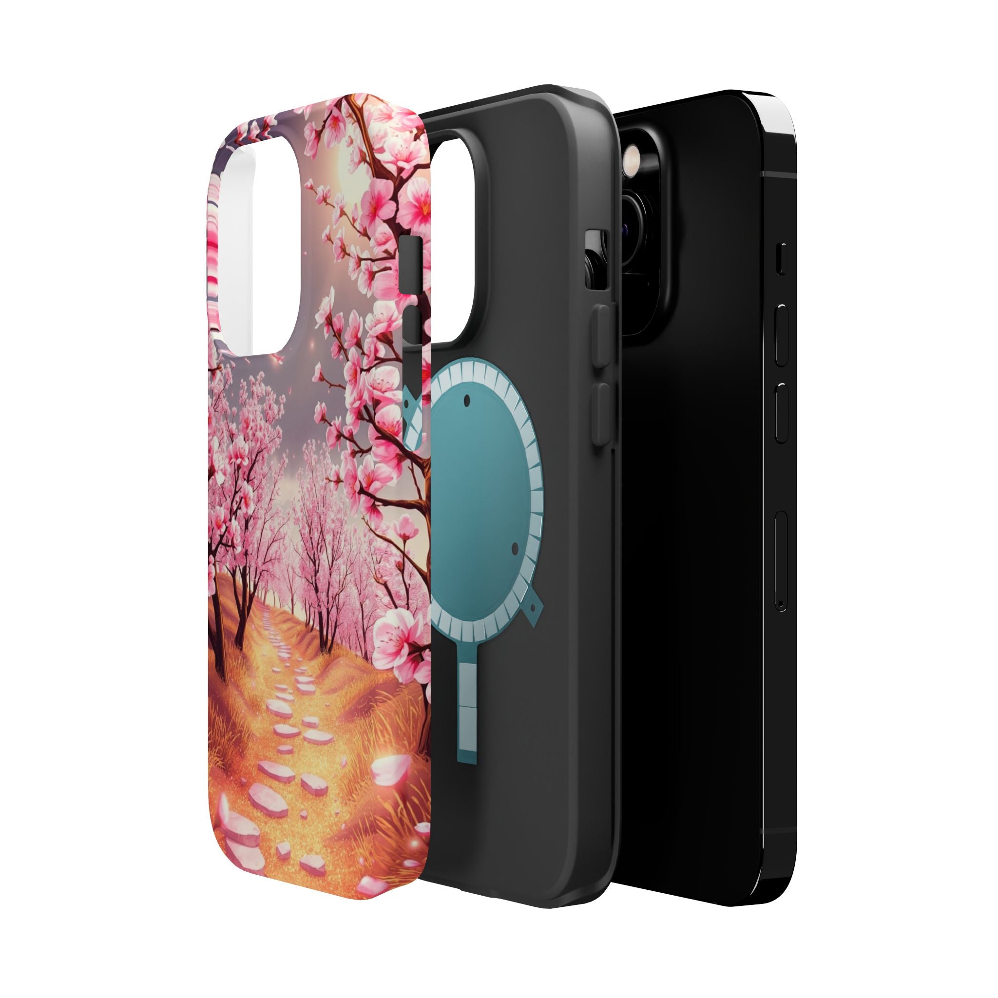 iPhone Dreamy Blossom Trail Design 14 Slim Everyday Designer Case · iPhone Case