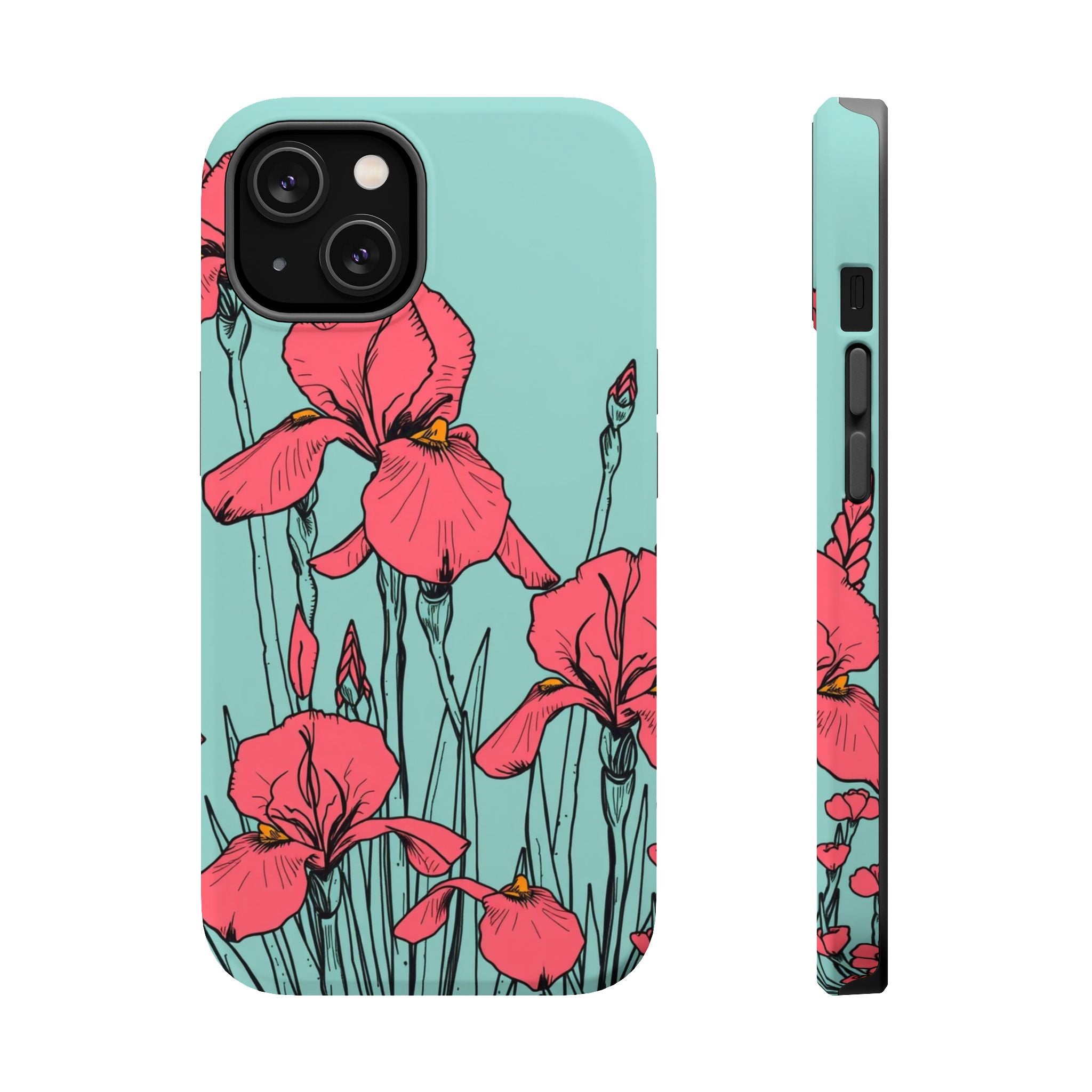 iPhone Iris Garden Bold Art Slim Everyday Designer Case · iPhone Case Quiet Mood