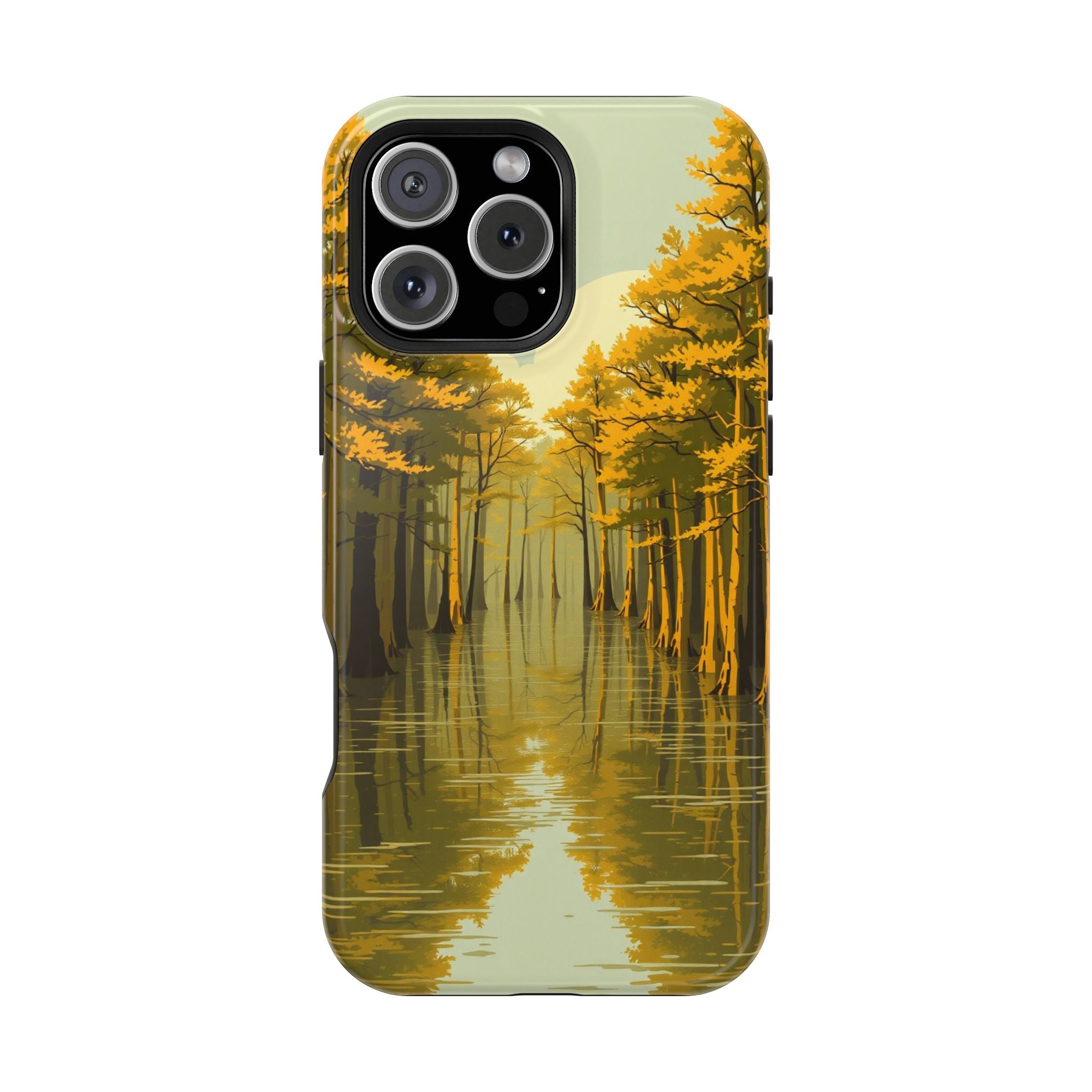 iPhone Cypress Swamp Enchanted Art Bold Modern Everyday Snap Case · iPhone Case