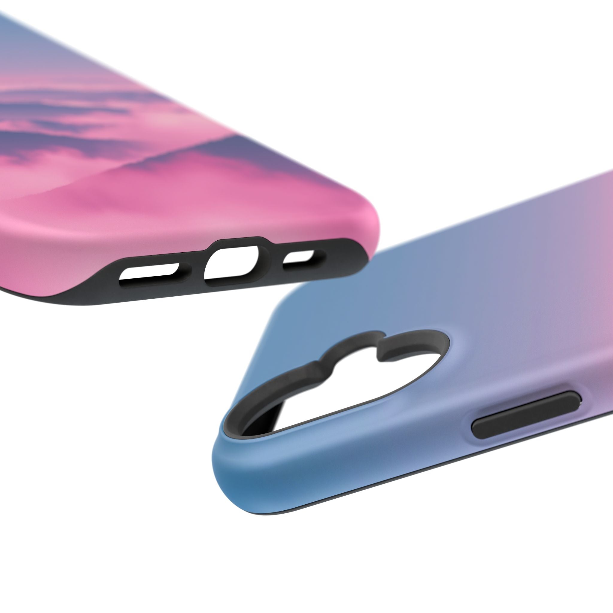 iPhone Dreamy Fog Rolling Over Hills Design Soft iPhone 19 Finish · iPhone Case