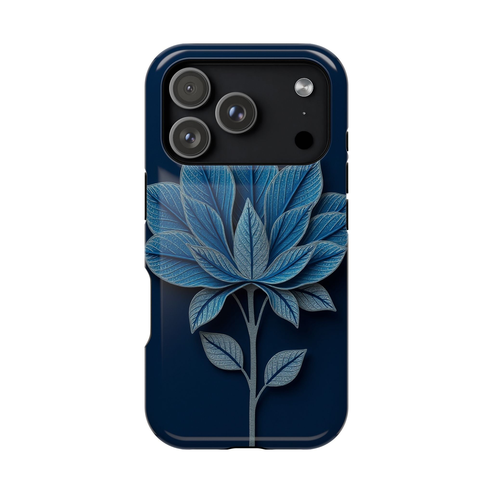 iPhone Night Bloomer Paper Cut Art Bold Modern Everyday Snap Case · iPhone Case