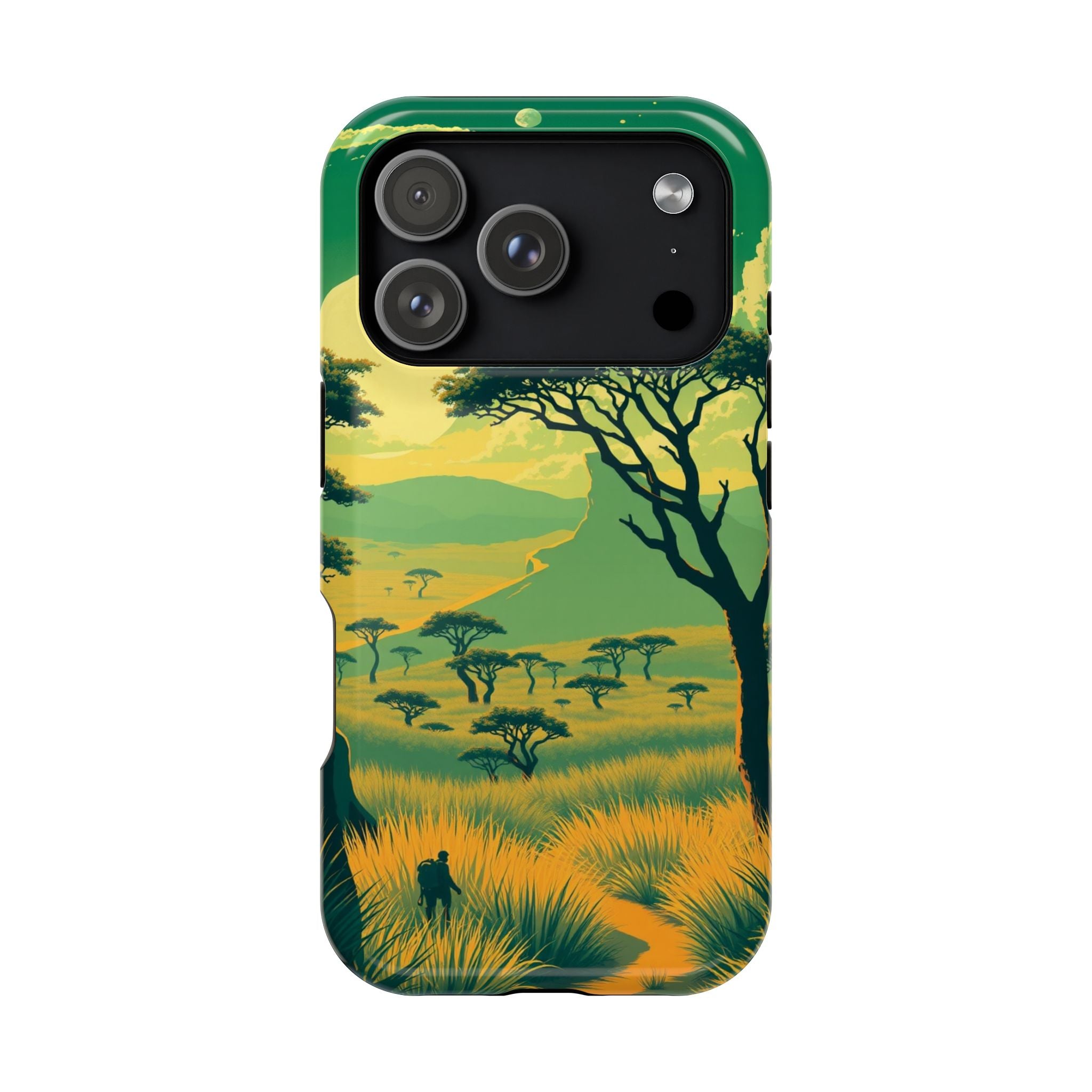 iPhone Savanna Horizon Pixel Art -Bit Slim Everyday Designer Case · iPhone Case