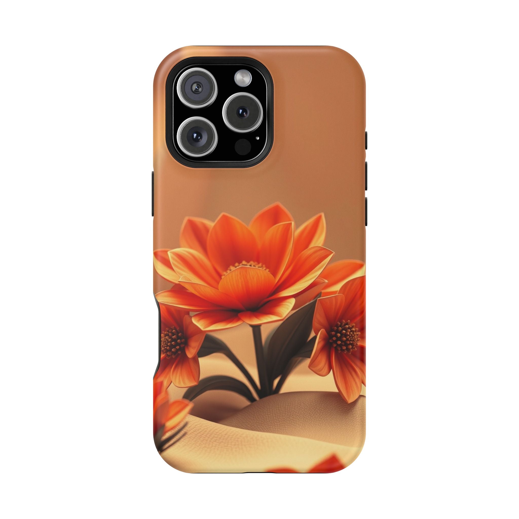 iPhone Floral Geometric 3D Digital Bold Modern Everyday Snap Case · iPhone Case