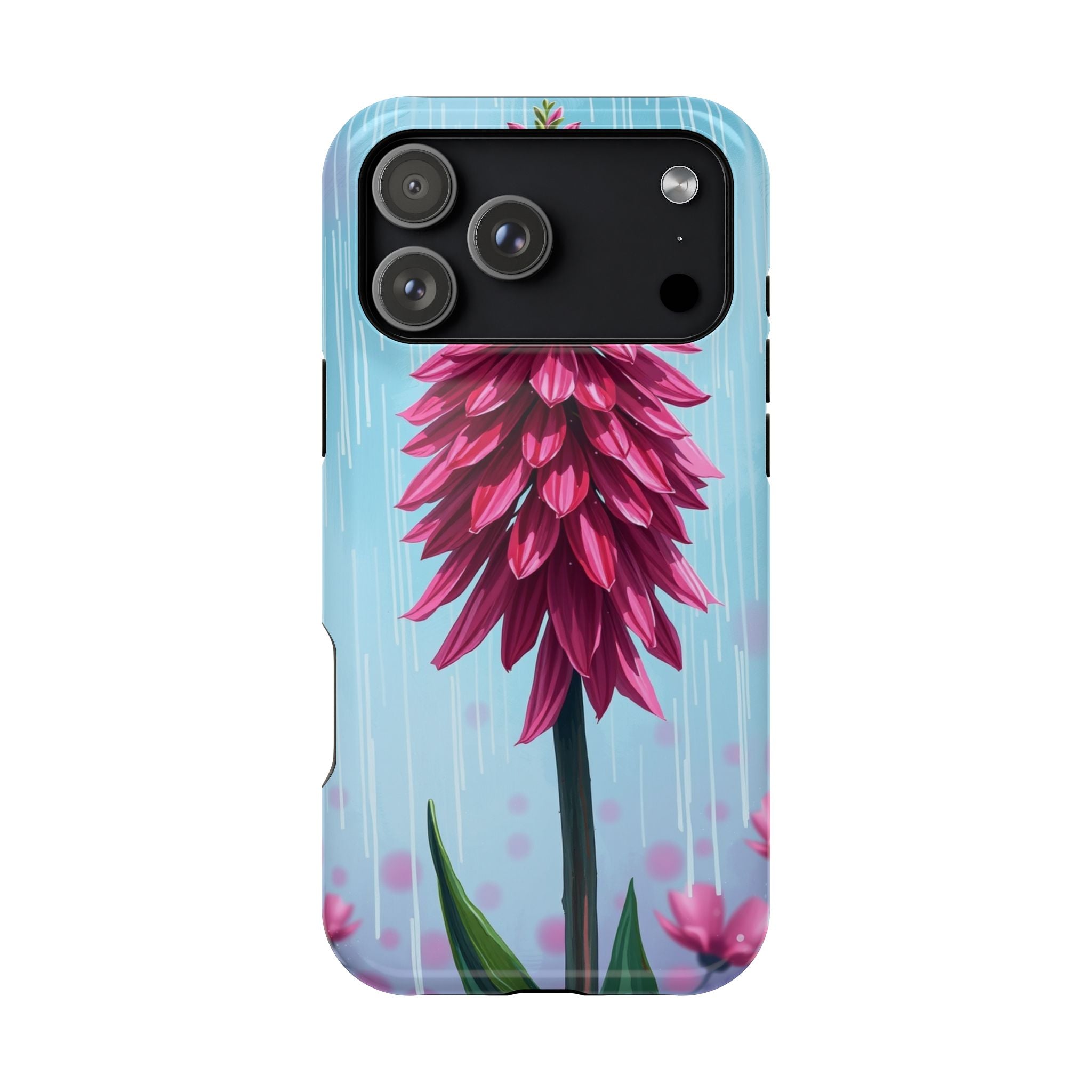 iPhone Cyan And Magenta Spring Shower Bloom Slim iPhone Everyday · iPhone Case