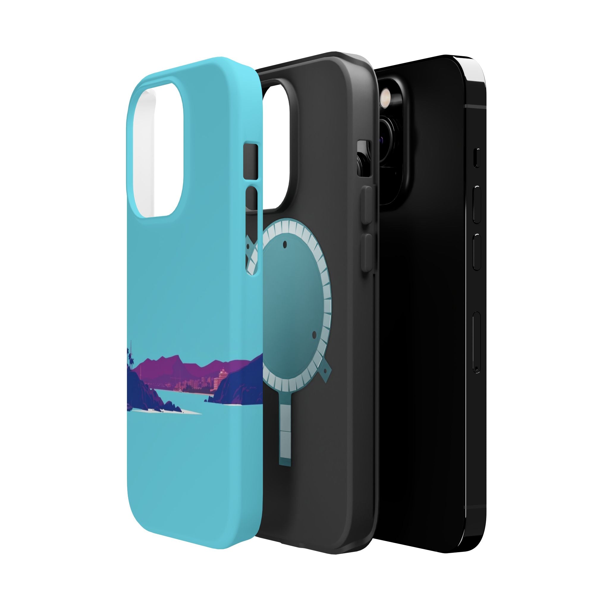 iPhone Hibiscus Coast Mystic Art Bold Modern Everyday Snap Case · iPhone Case