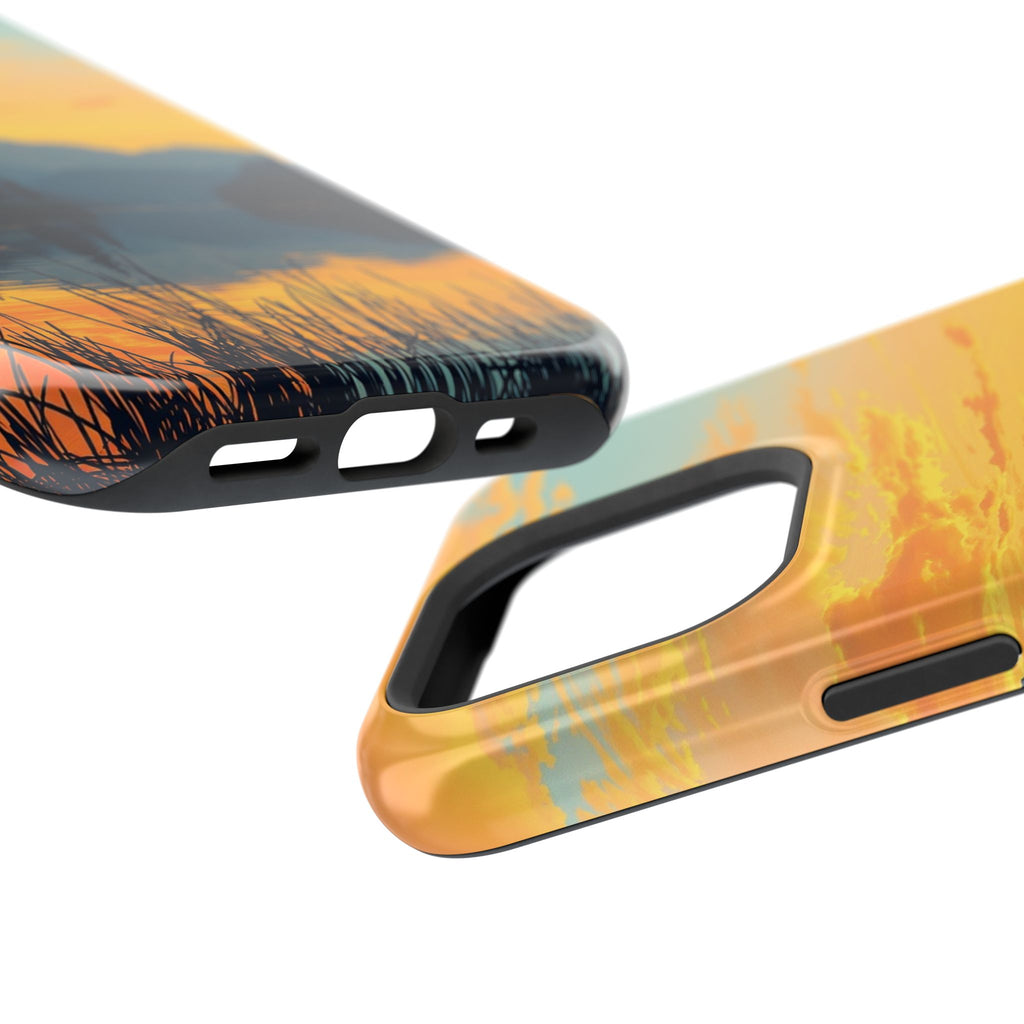 iPhone Lake at Twilight Oil Painting Impressionist iPhone Artistic · iPhone Case