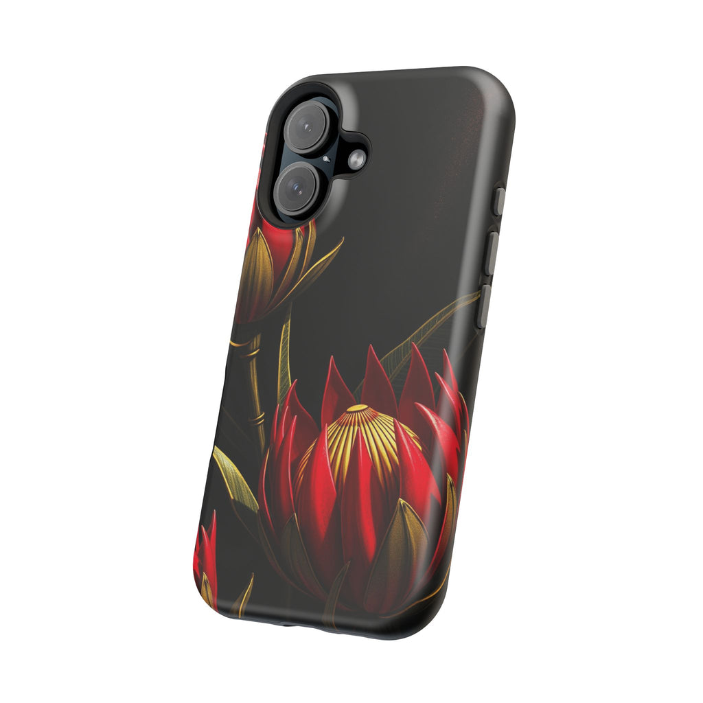 iPhone Protea Bold Gold Foil Luxury Slim Everyday Designer Case · iPhone Case