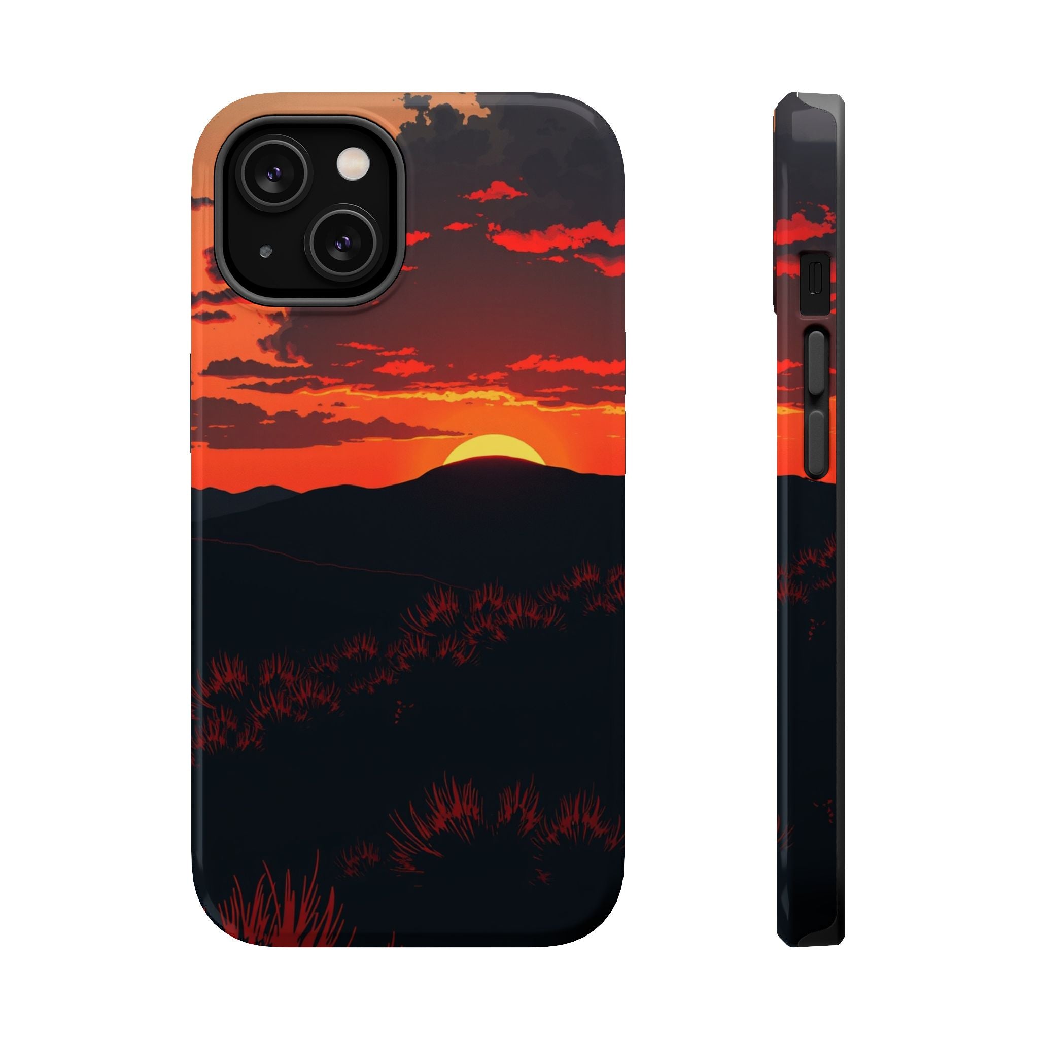 iPhone Mesa Sunset Cinematic Art Bold Modern Everyday Snap Case · iPhone Case