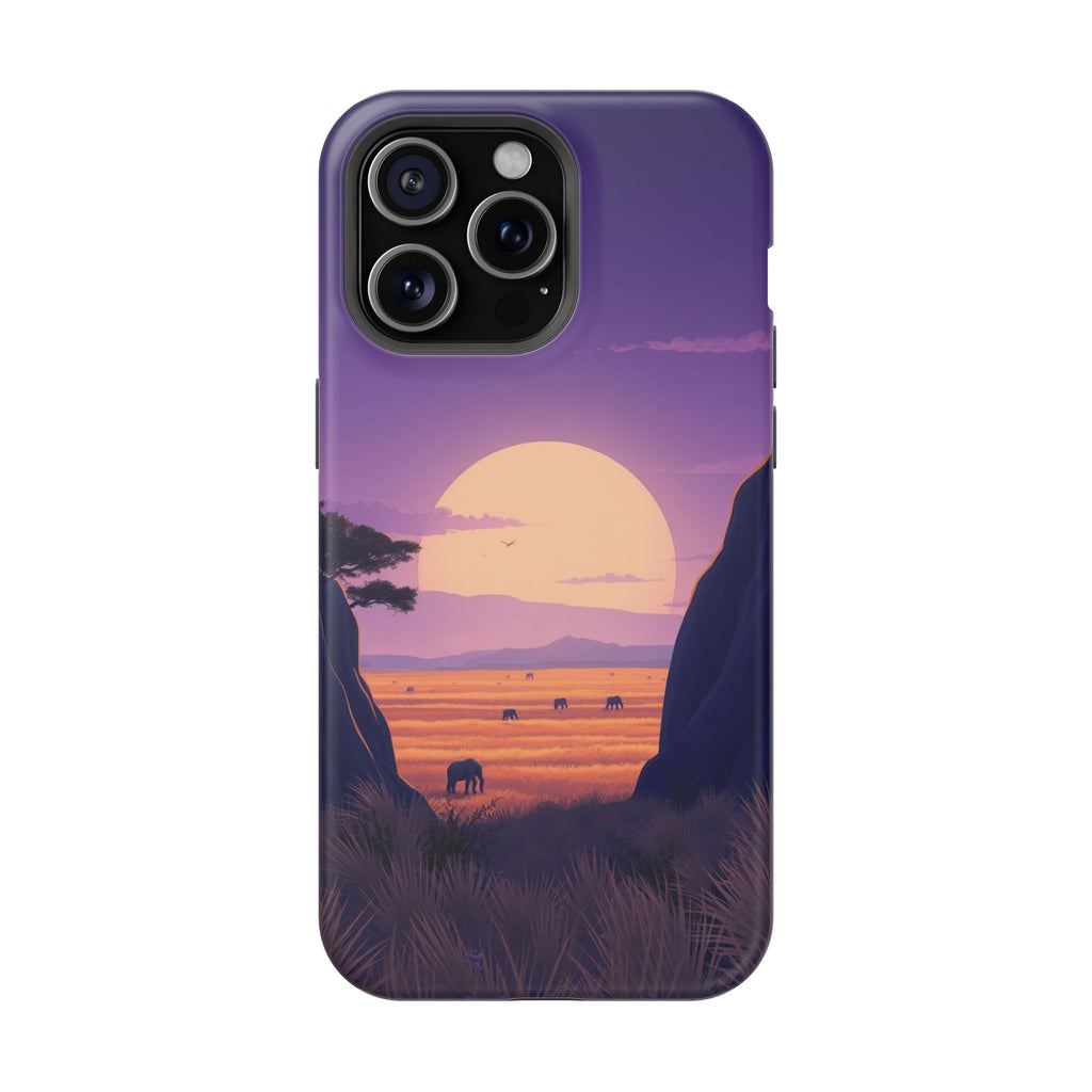iPhone Lavender And Pearl Savanna Horizon Slim iPhone 18 Everyday · iPhone Case